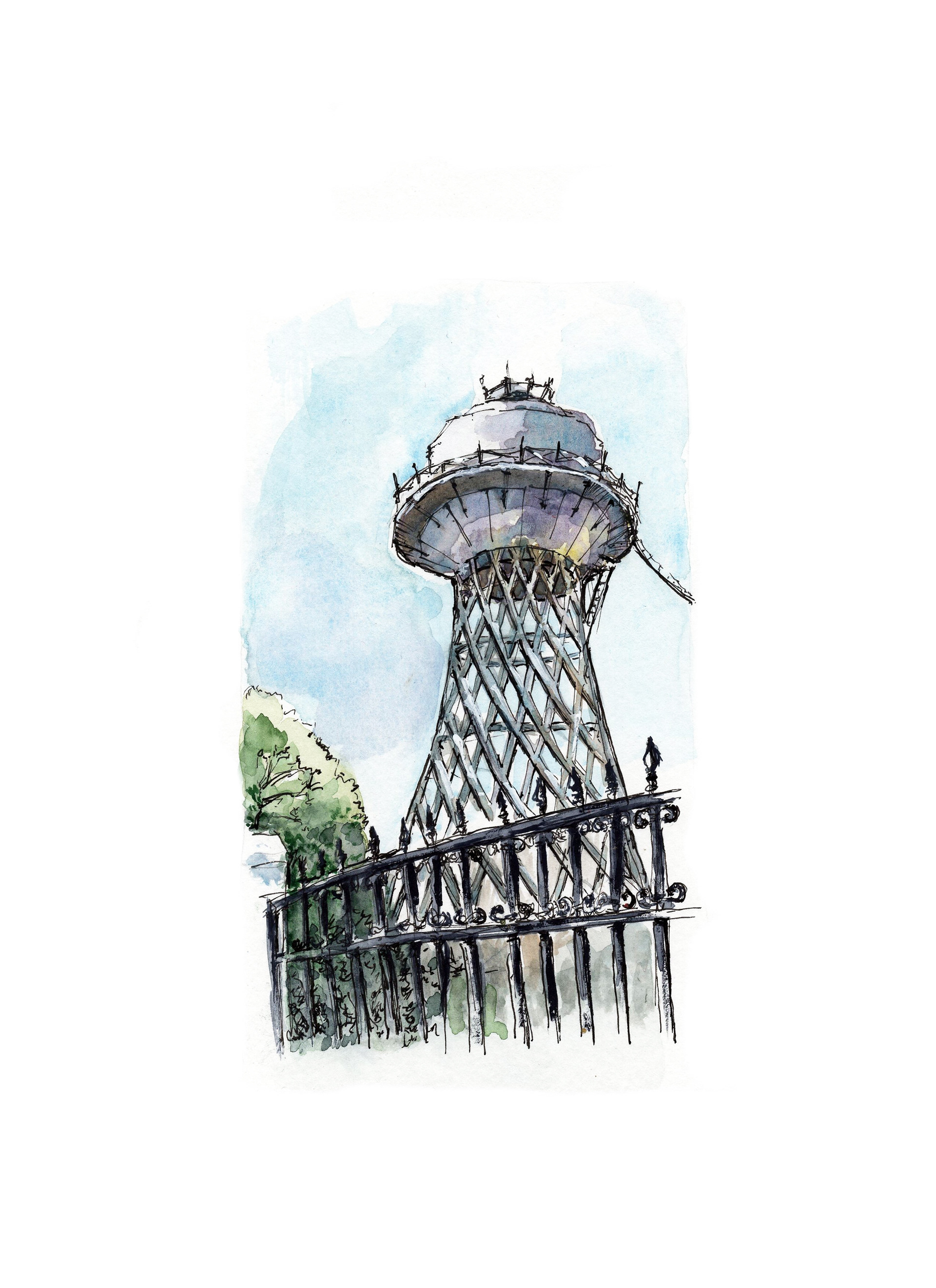 the Shukhov water tower , Mykolayv