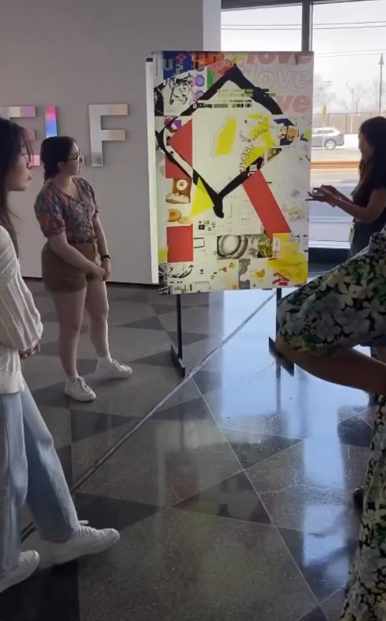 Giving a tour