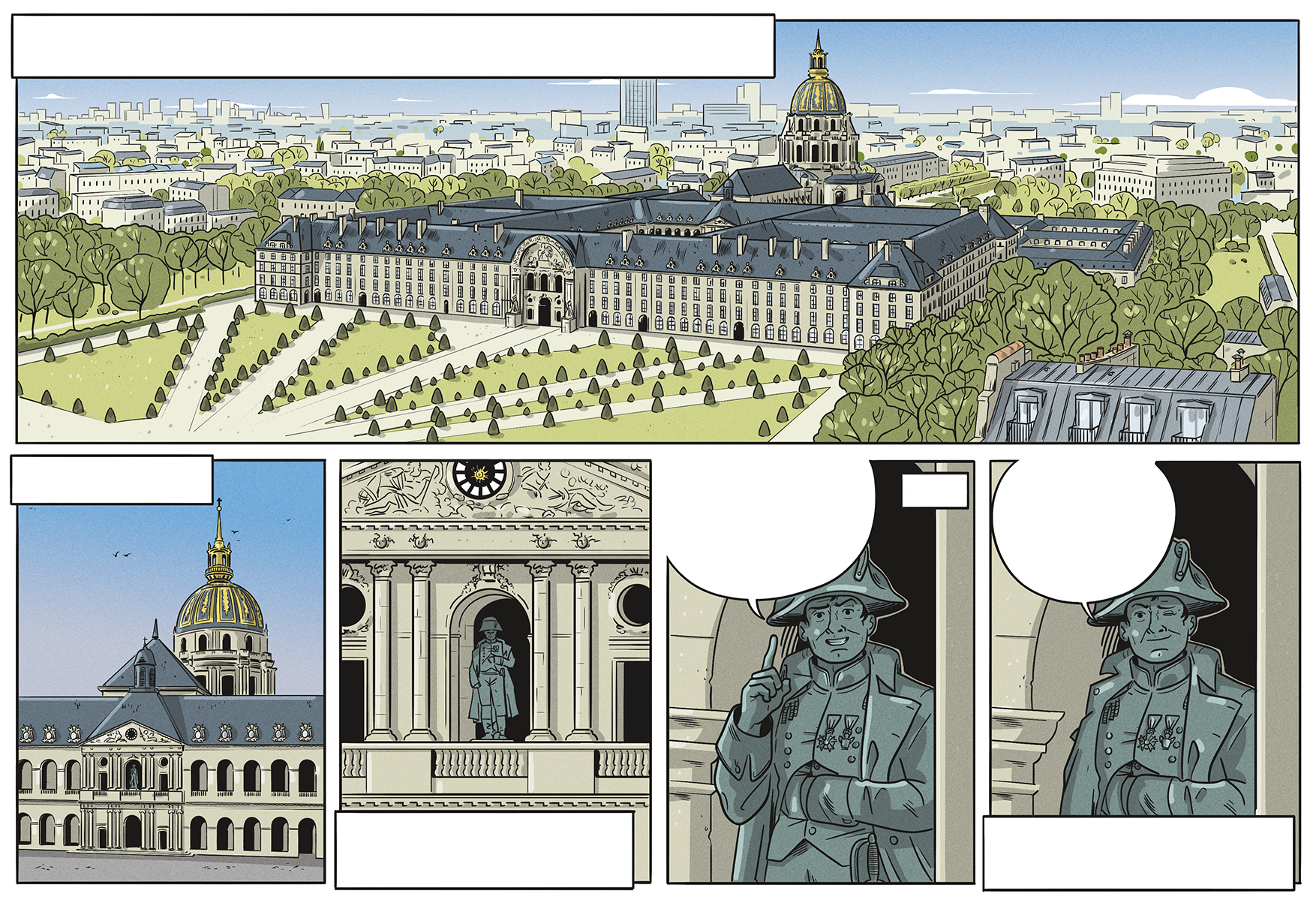 bande dessinée hotel des invalides paris