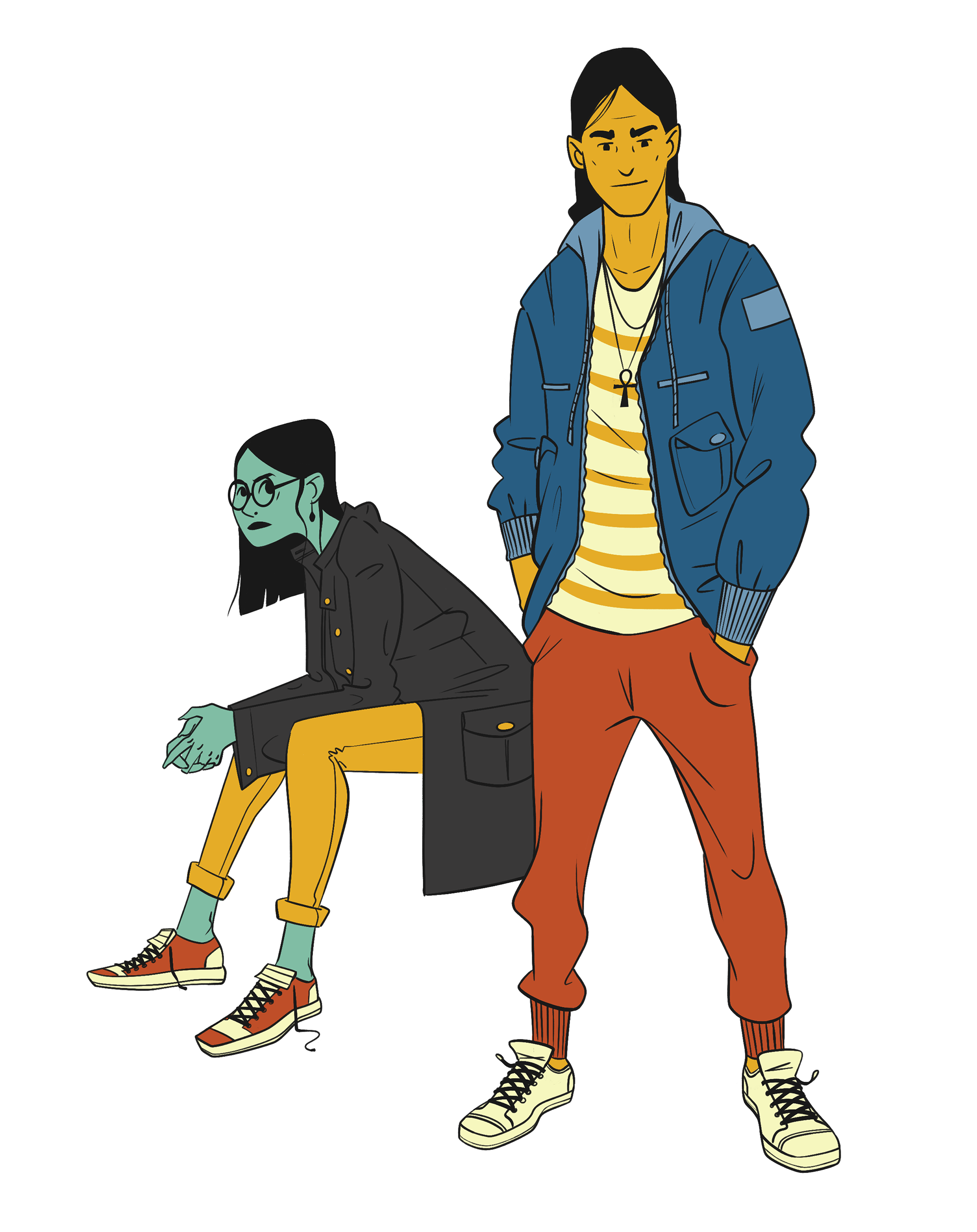 couple de jeunes street wear