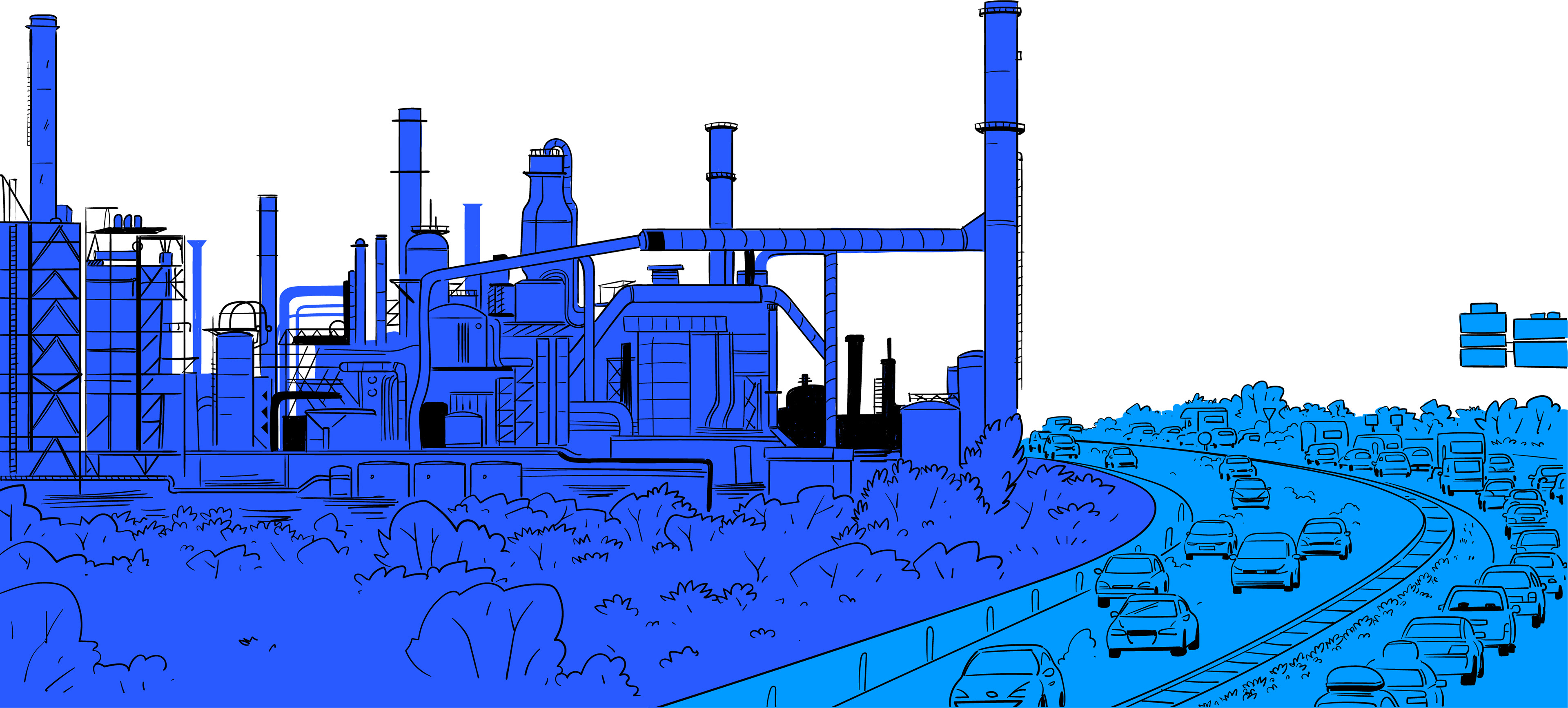 illustration usine total energies 