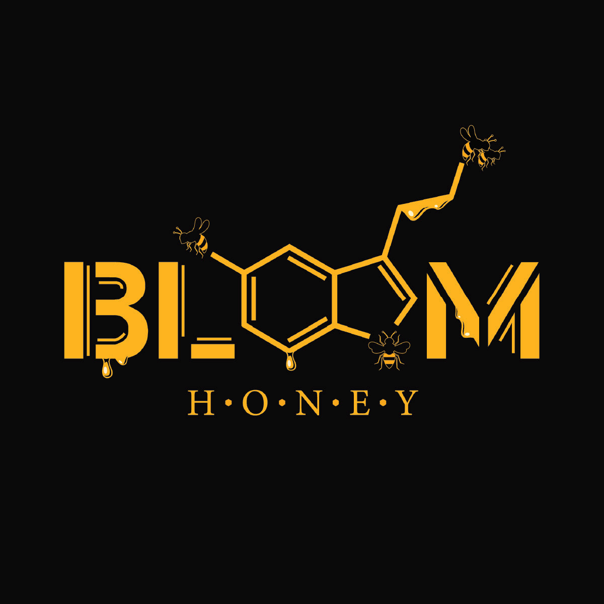 BLOOM Honey // Logo + Branding Identity // Jacksonville, FL // C. 2020