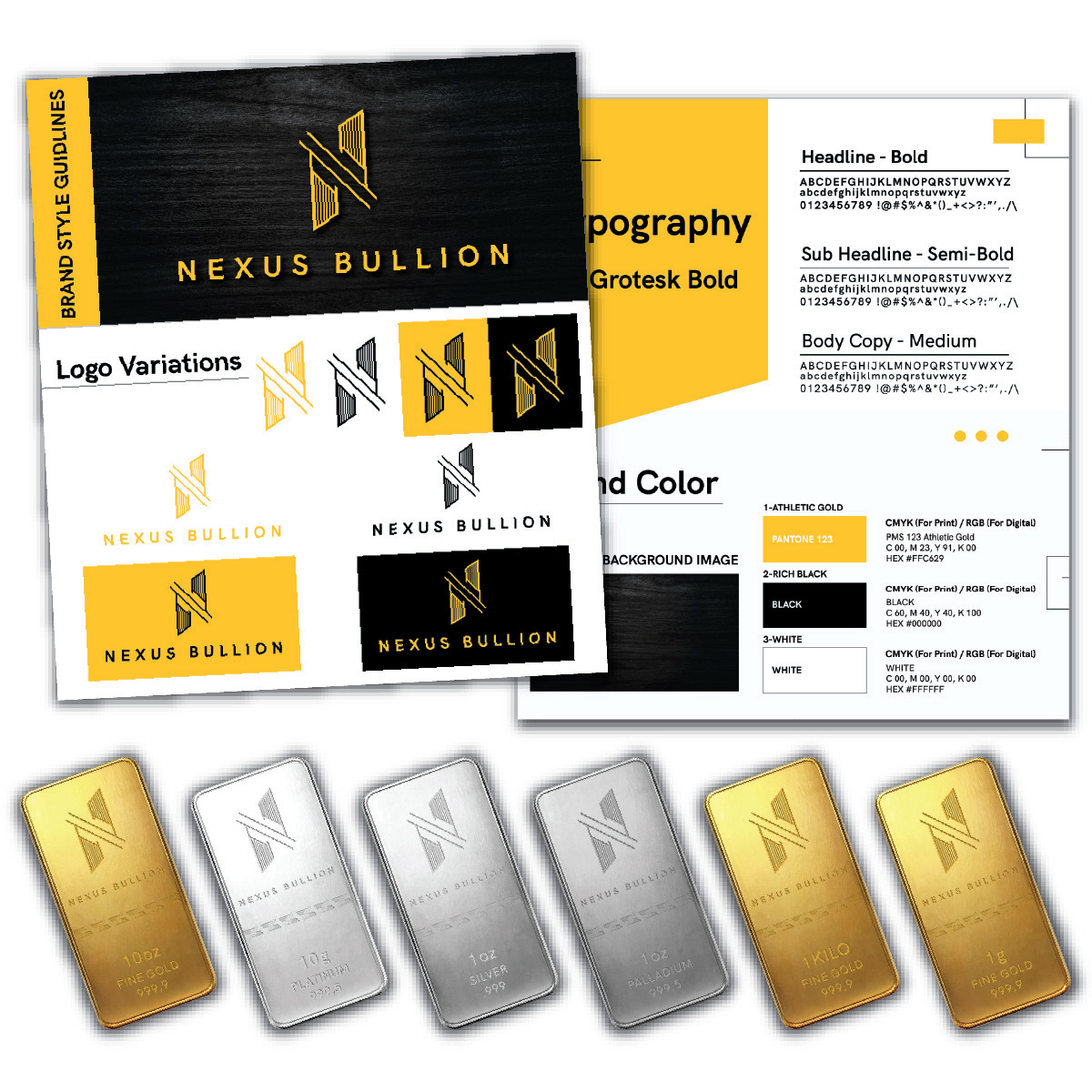 Nexus Bullion // Logo, Branding Identity + Social Media //Jacksonville, FL // C. 2025