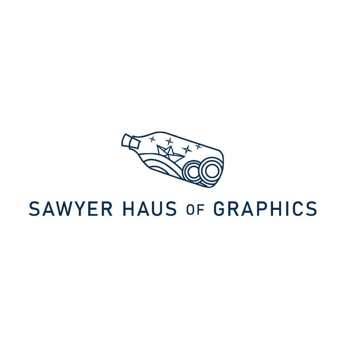 Sawyer Haus of Graphics // Logo + Branding Identity // Jacksonville, FL // C. 2025