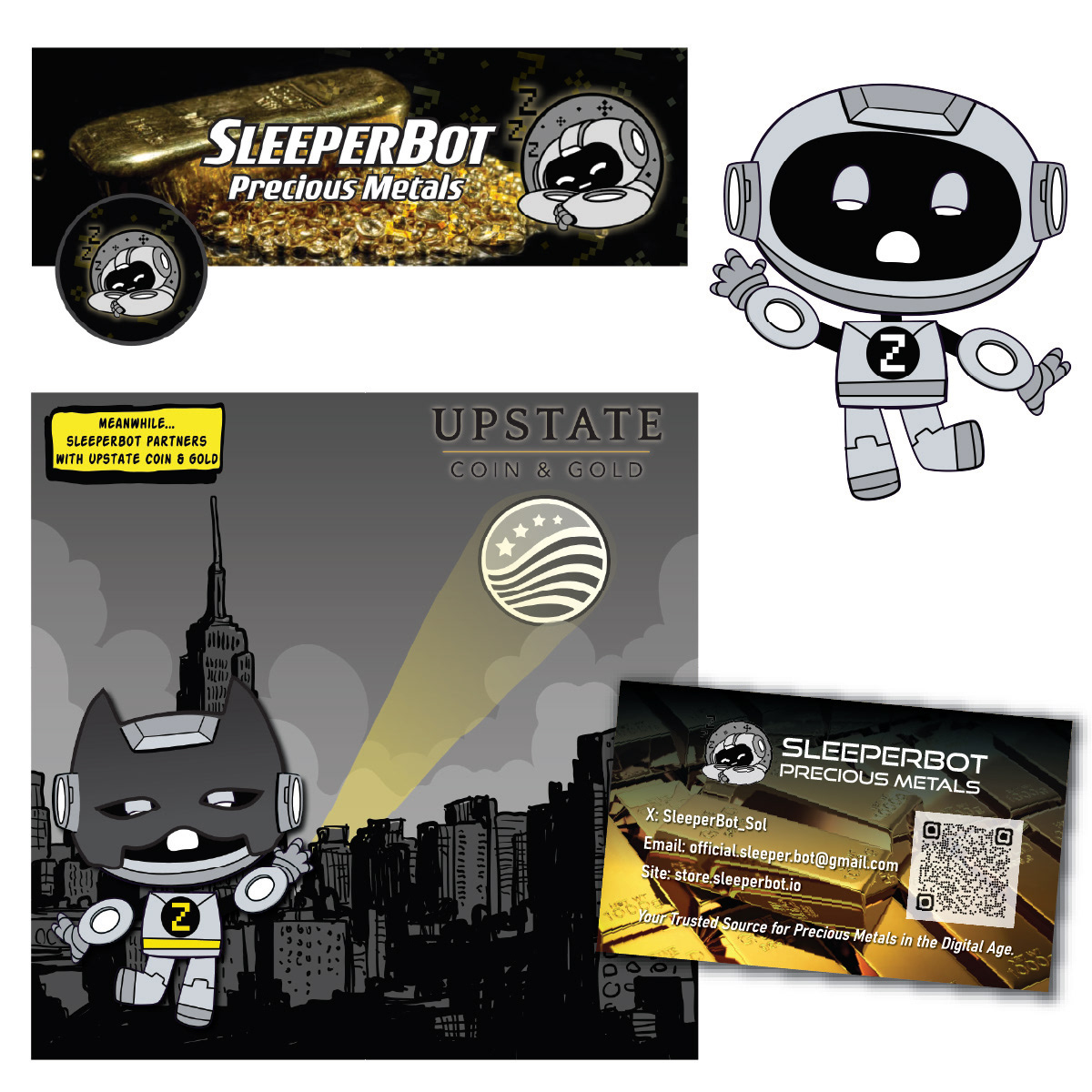 Sleeper Bot // Logo, Branding Identity & Social Media // Jacksonville, FL // C. 2024