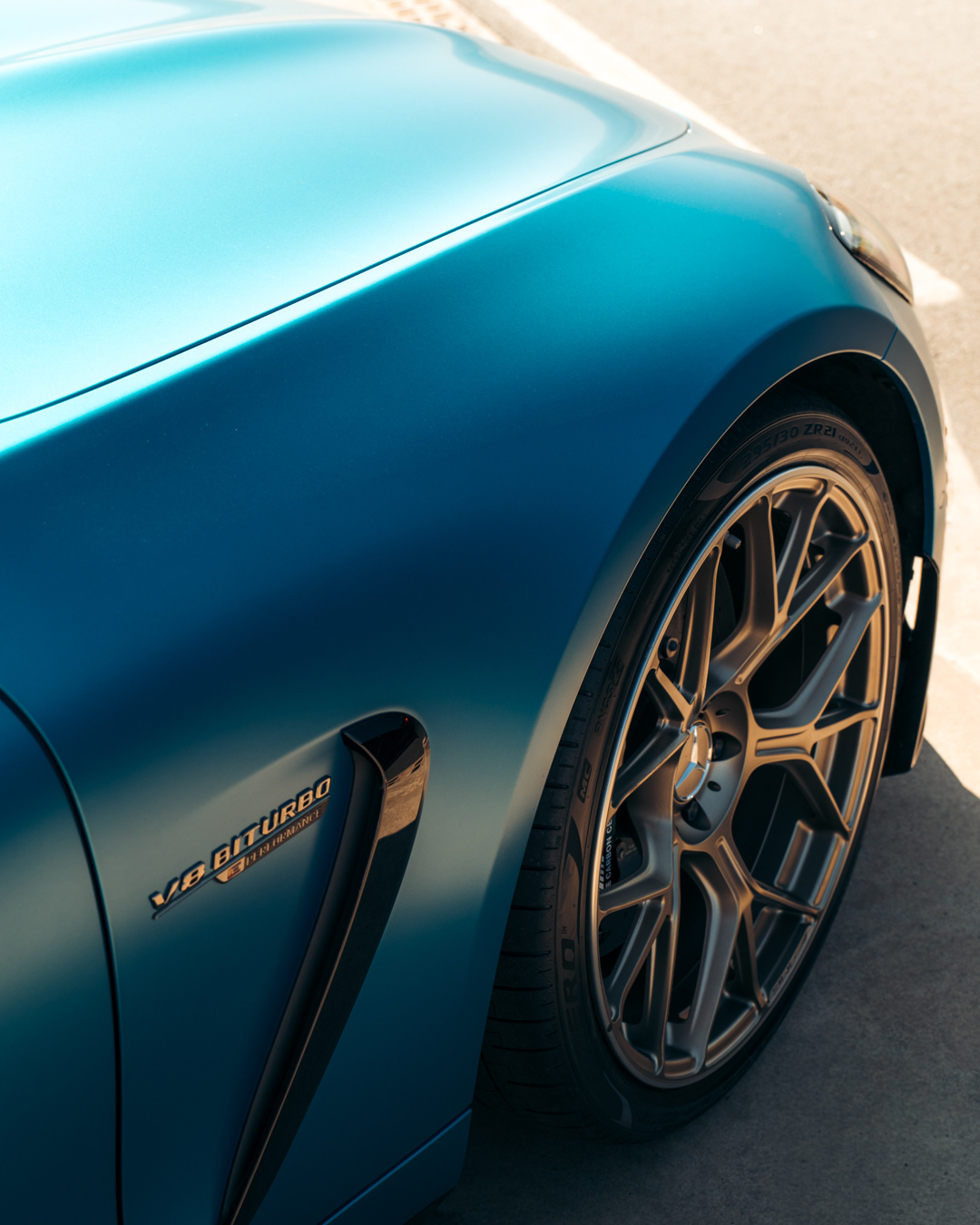 Mercedes AMG GT63S | Foto autoral, feita no track day da Mercedes-Benz.