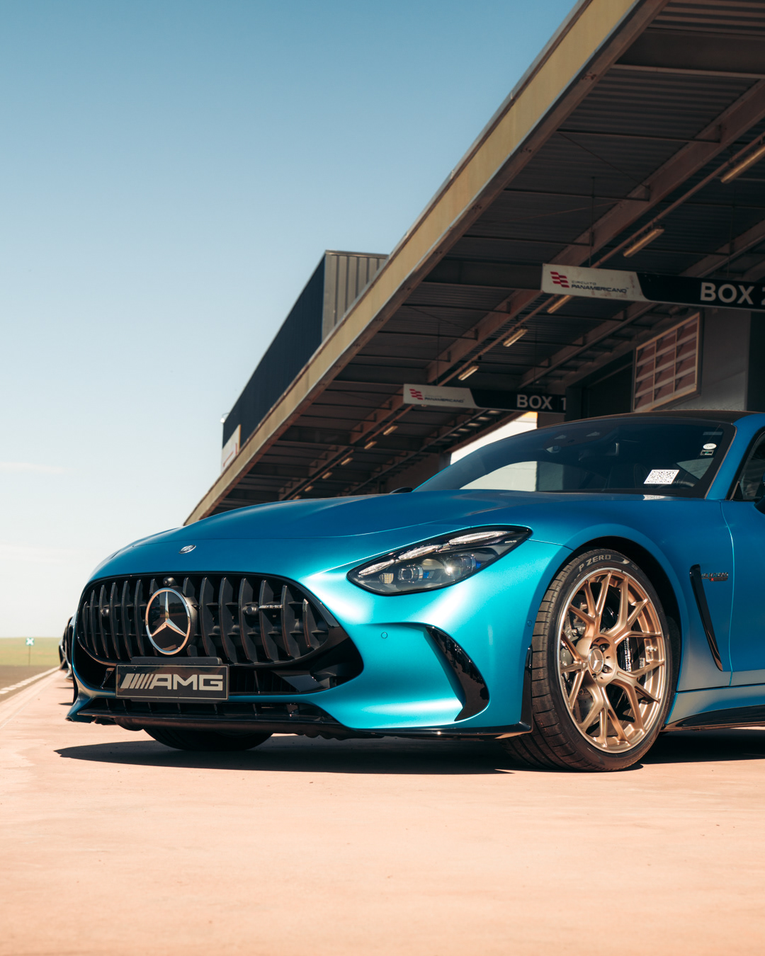 Mercedes AMG GT63S | Foto autoral, feita no track day da Mercedes-Benz.