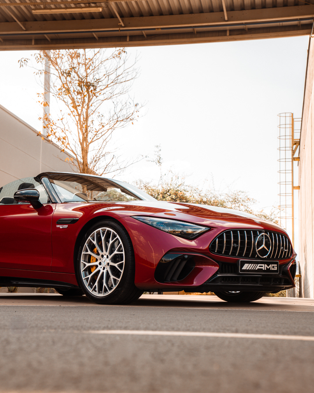 Mercedes SL63S AMG | Foto autoral, feita no track day da Mercedes-Benz.