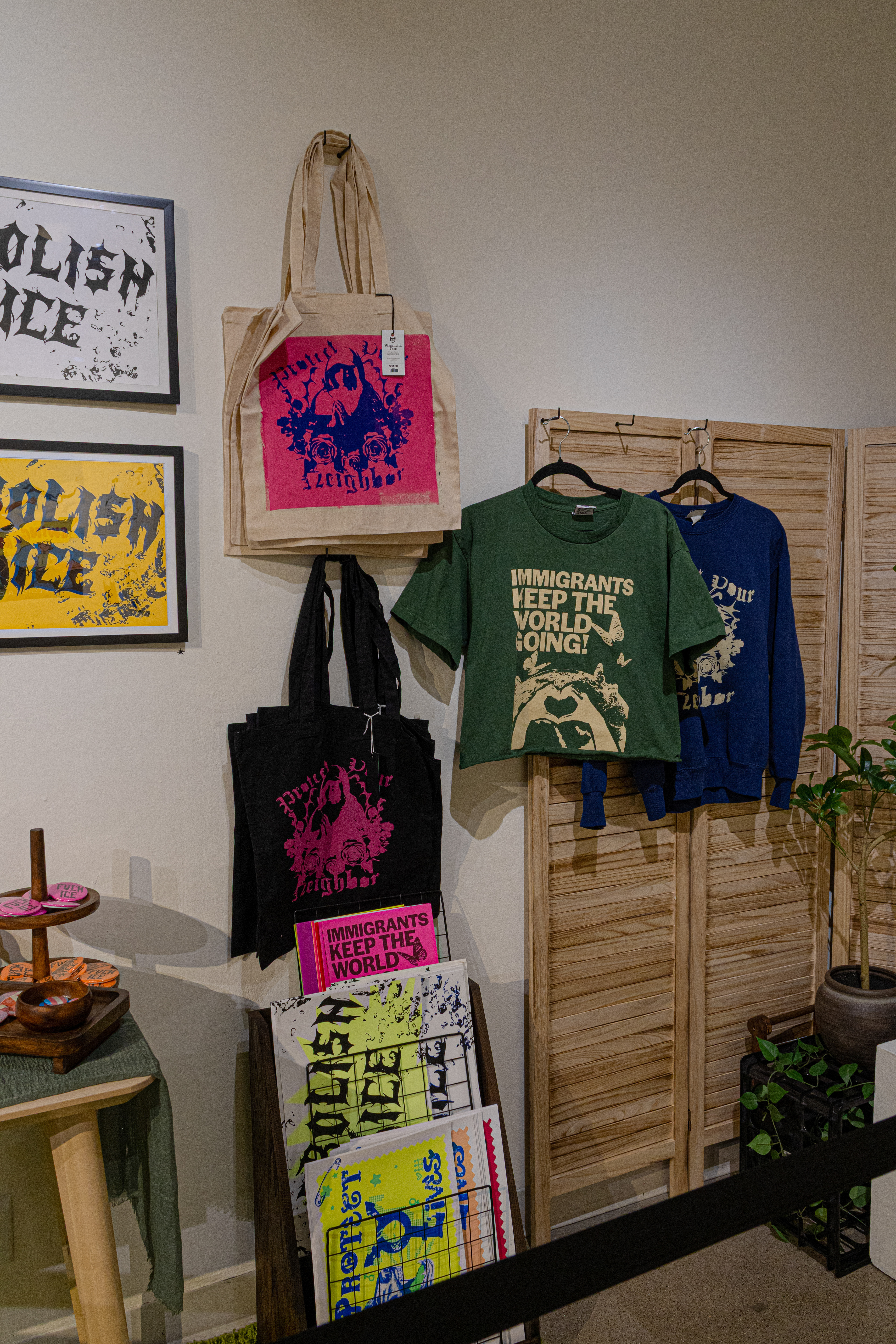merch close up