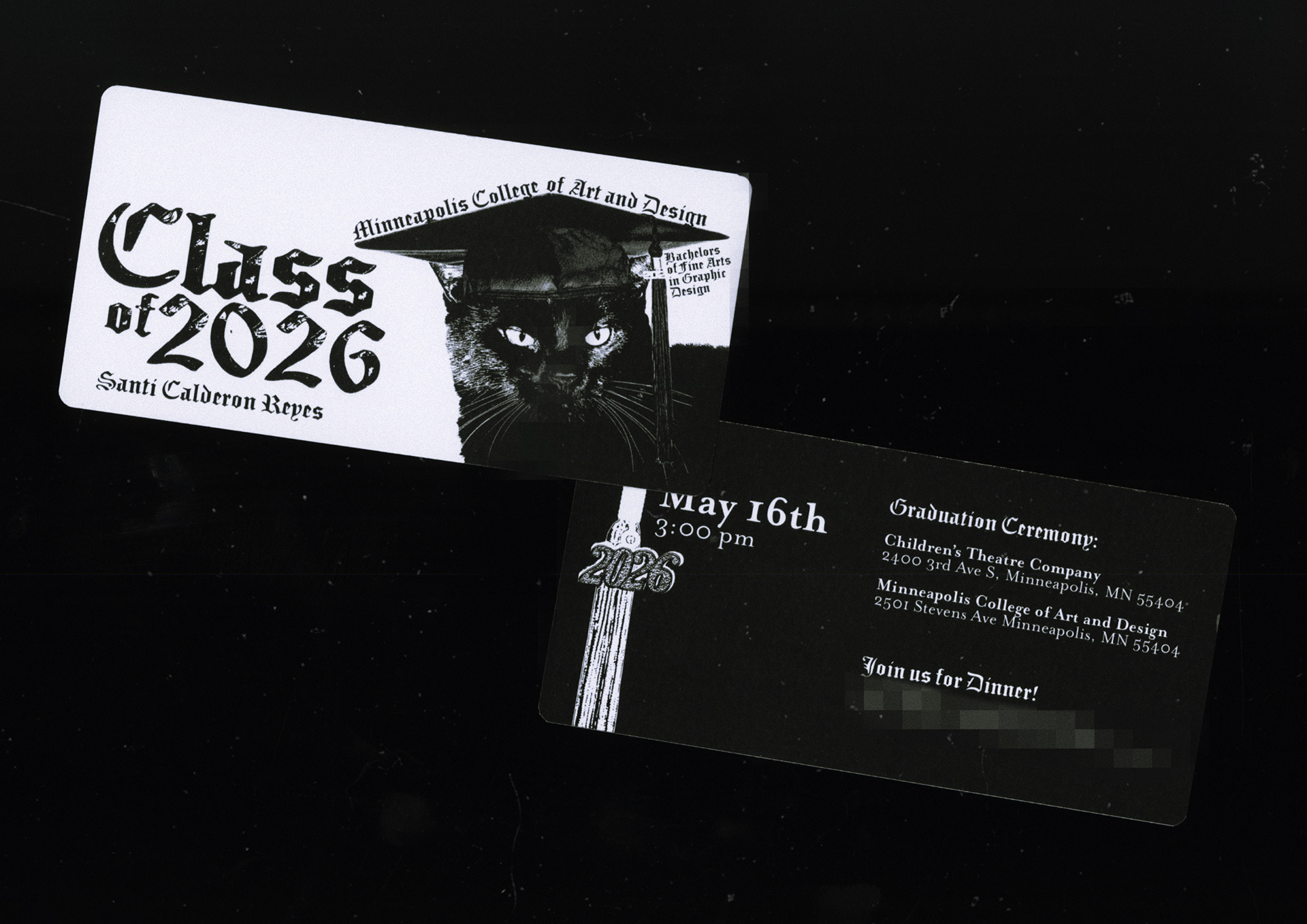 Graduation Ticket Invites
