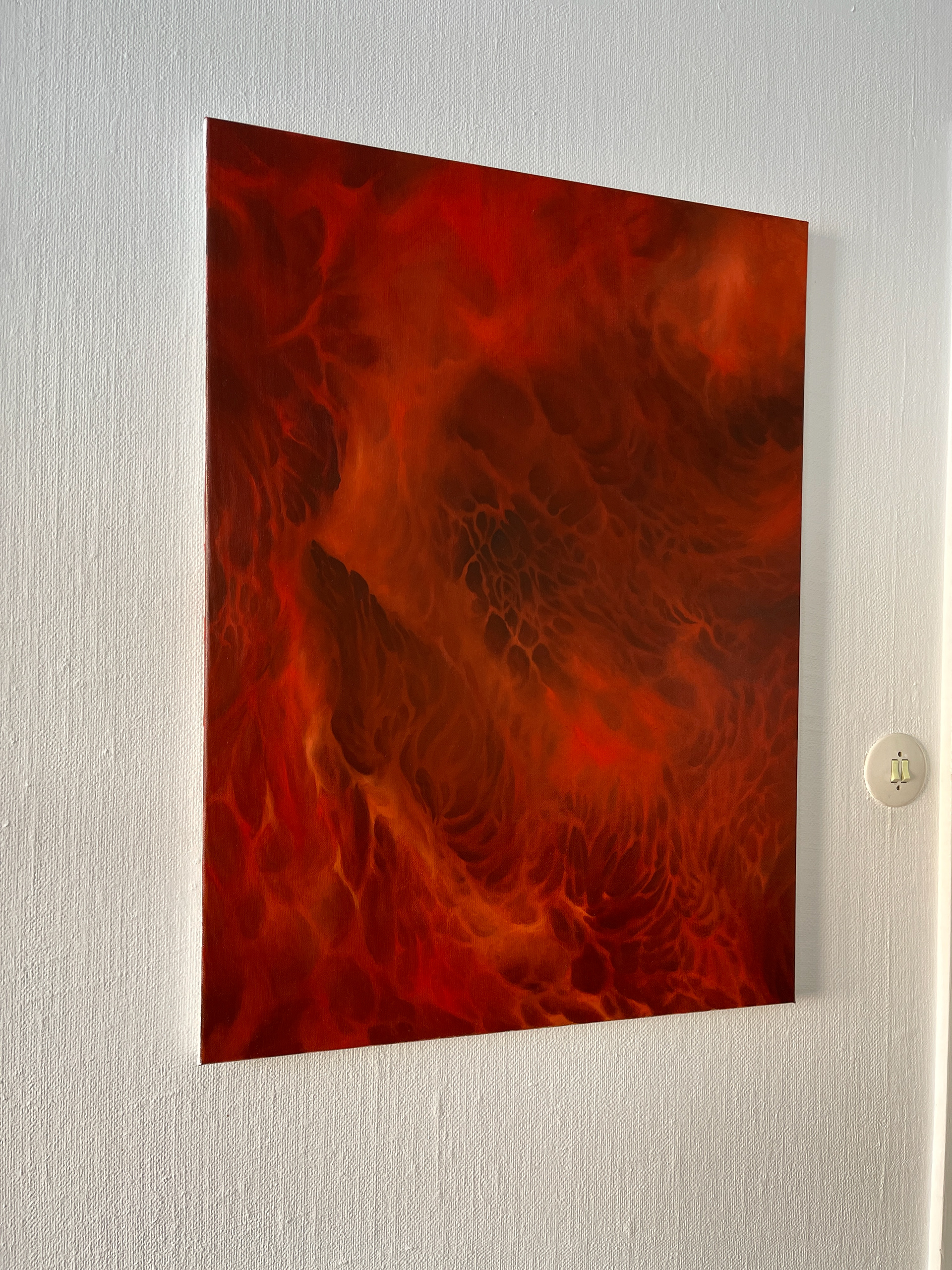 "Fire", 2024. Oil on canvas. 80 cm x 60 cm.