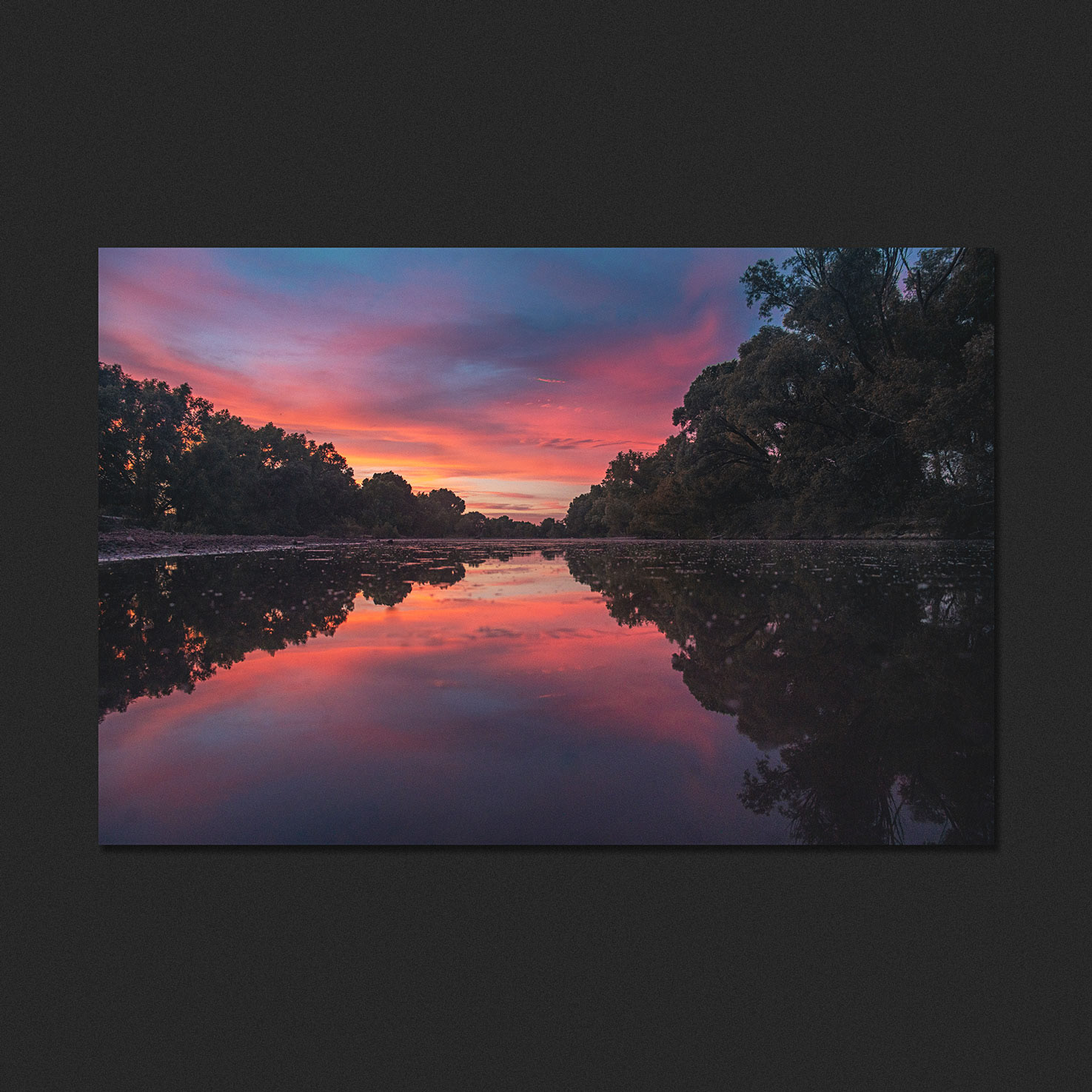 Río Santiago al atardecer
