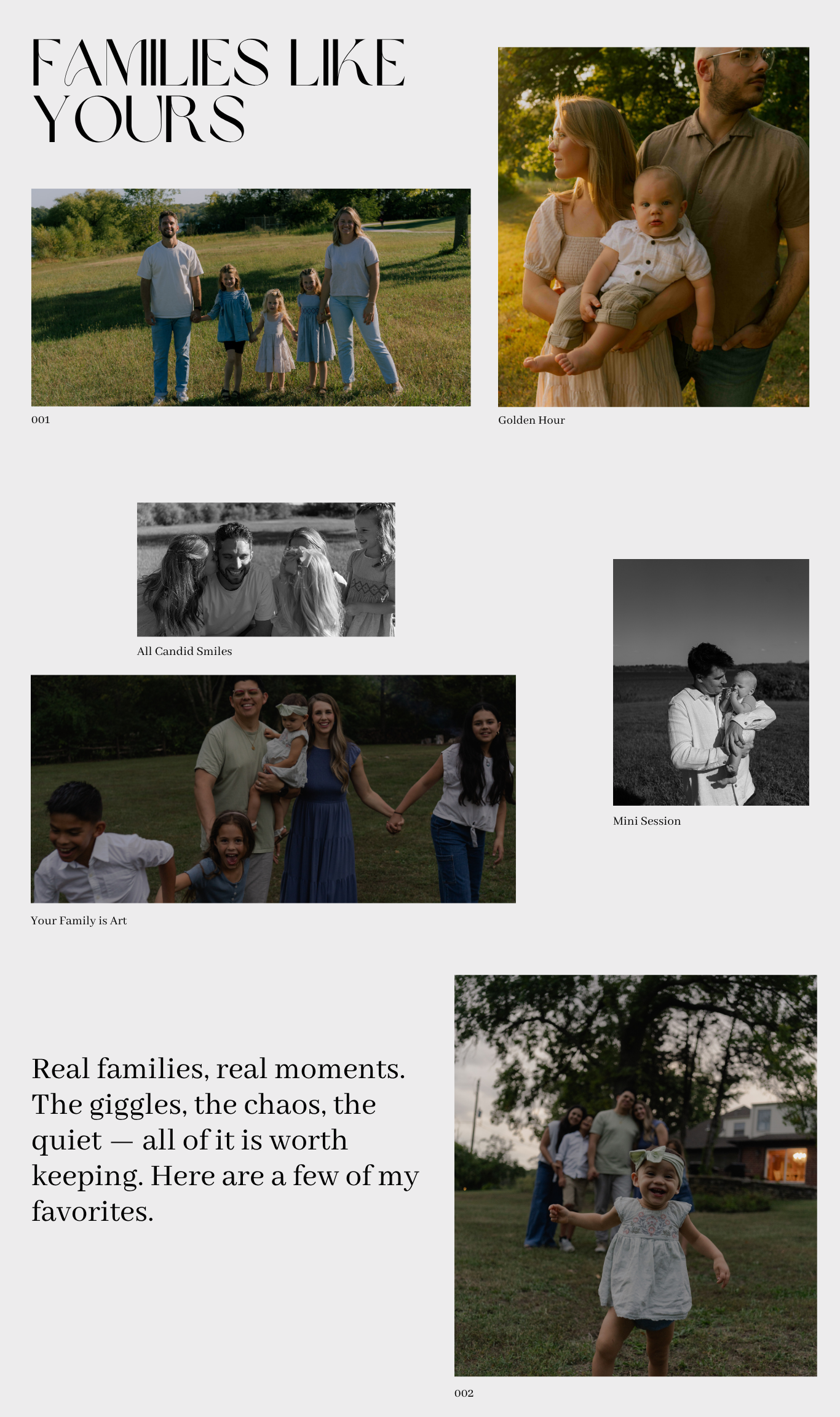 Shorter: Parents and small child family portrait outdoors Shorter: Family enjoying outdoor time together, candid family photography