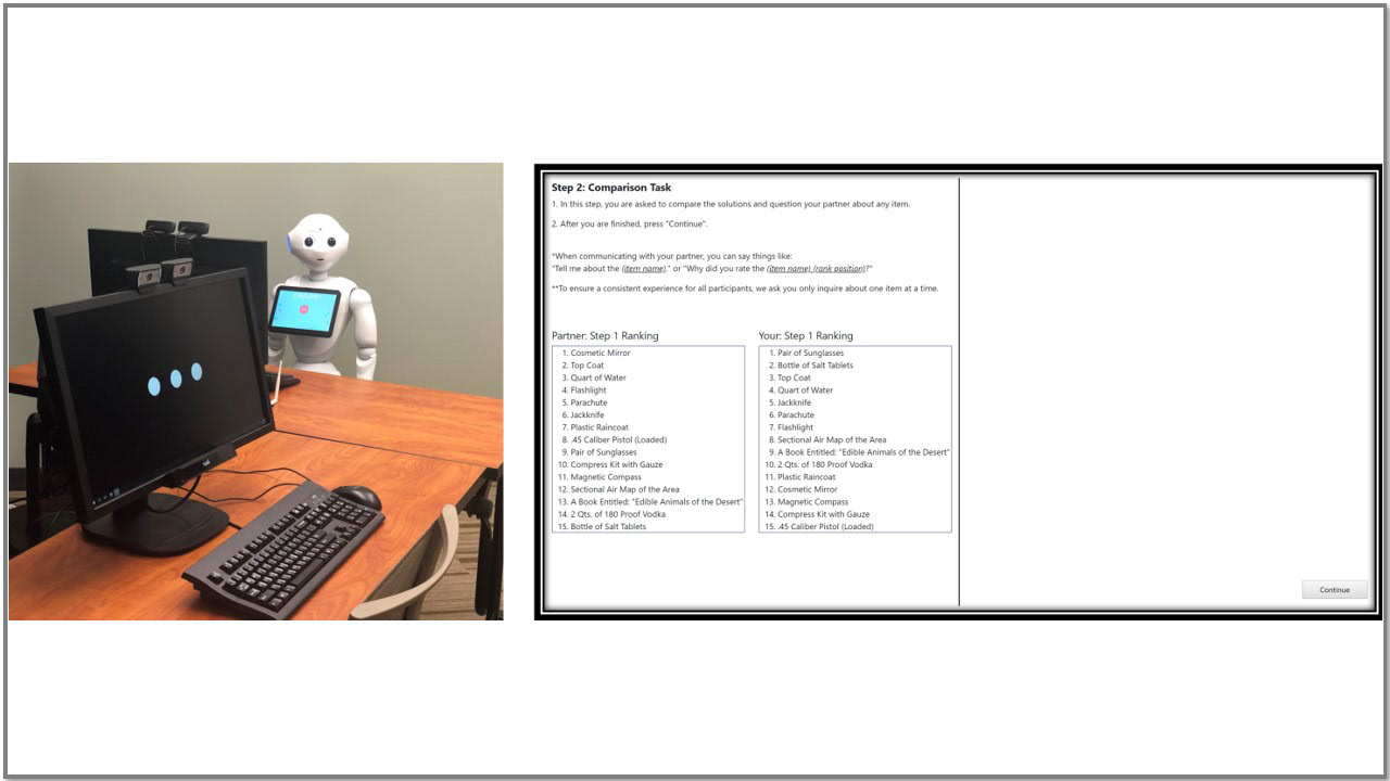 Robot interaction.