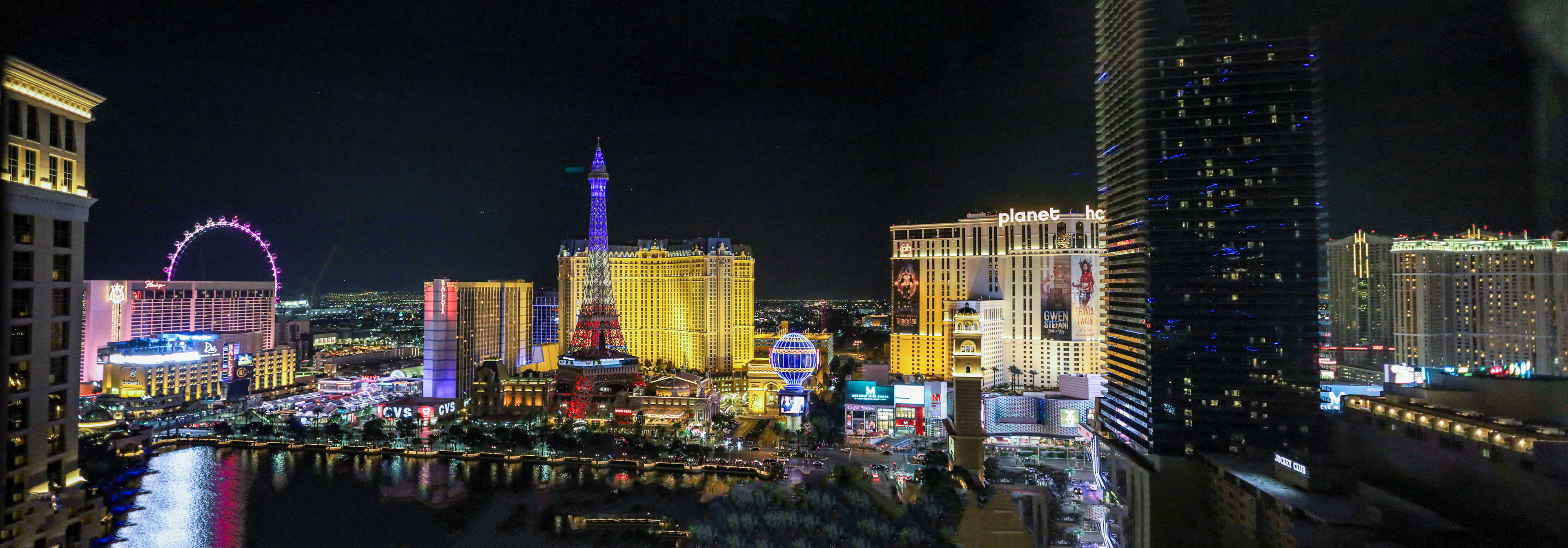 Pano from Bellagio room