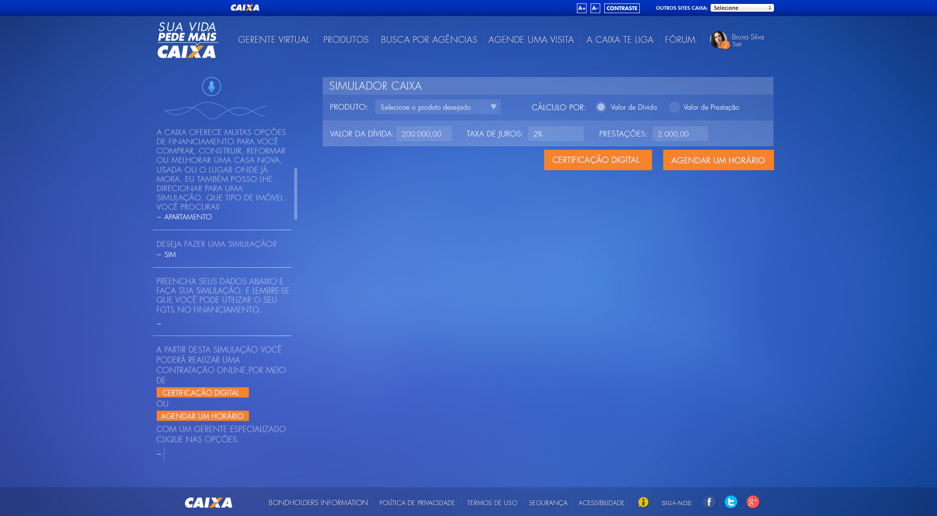 Desktop simulation step