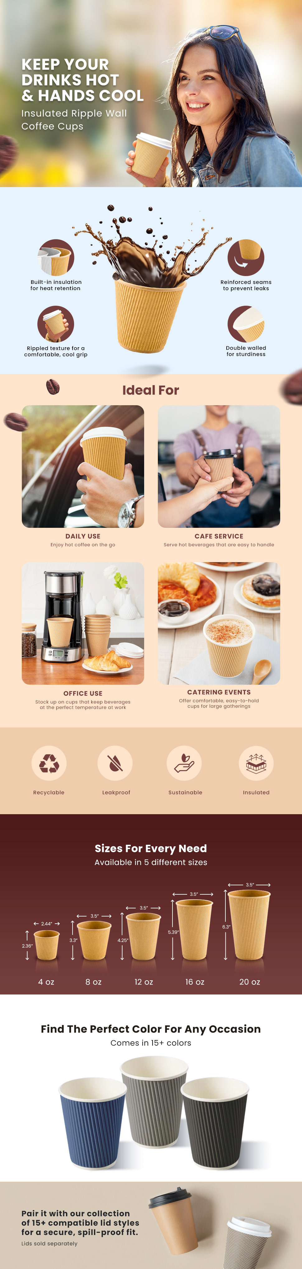 Insulated Coffee cups