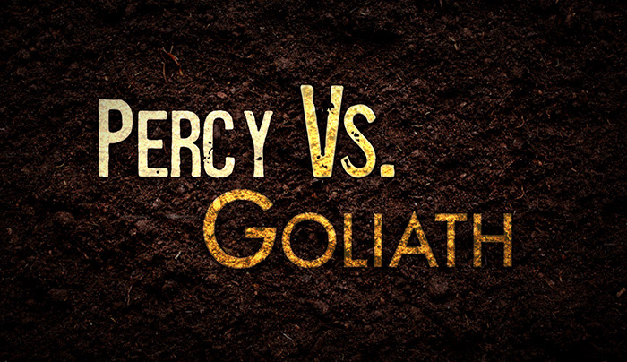 Percy Vs Goliath - Title Design for Feature Trailer - Agency: Seismic Productions
