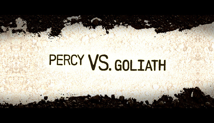 Percy Vs Goliath - Title Design for Feature Trailer - Agency: Seismic Productions