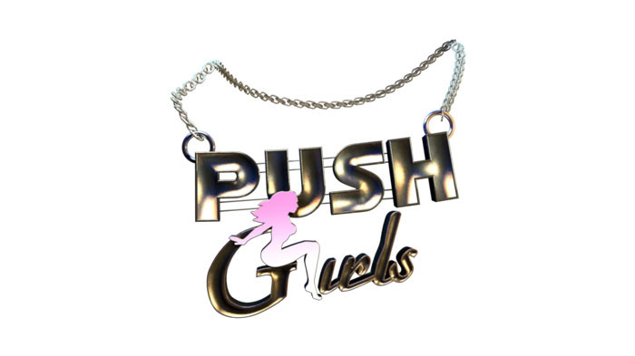 Push Girls - Main Title Design for Lifetime Network  - Agency: Trance Studios : 3D logo design based on original vector
