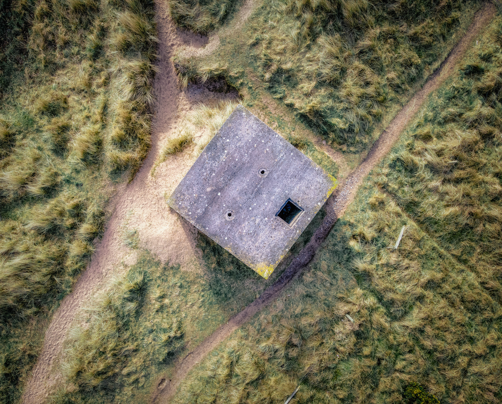 Abandoned WWII Pillbox, Lunan Bay