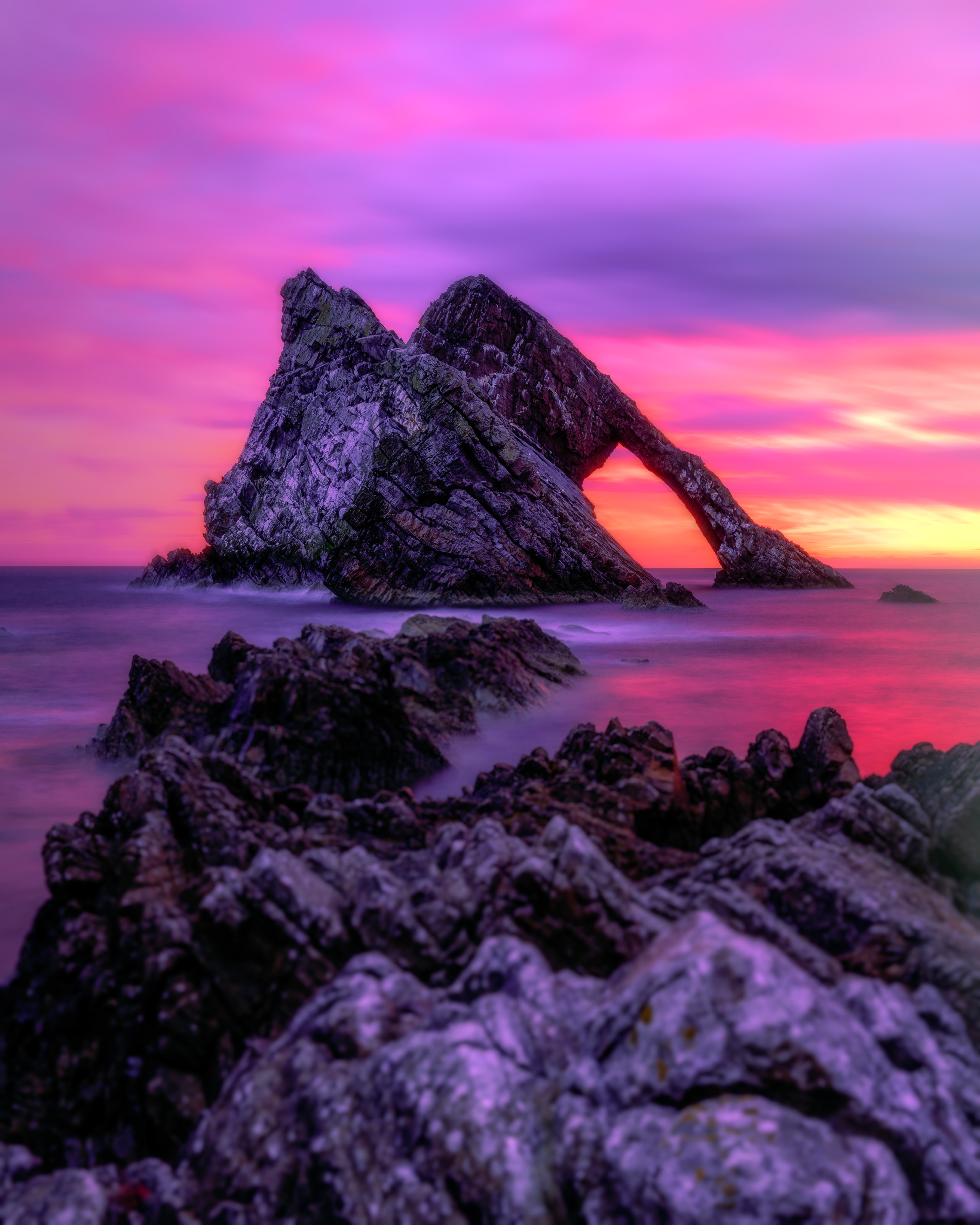 Bow Fiddle Rock, Portnockie