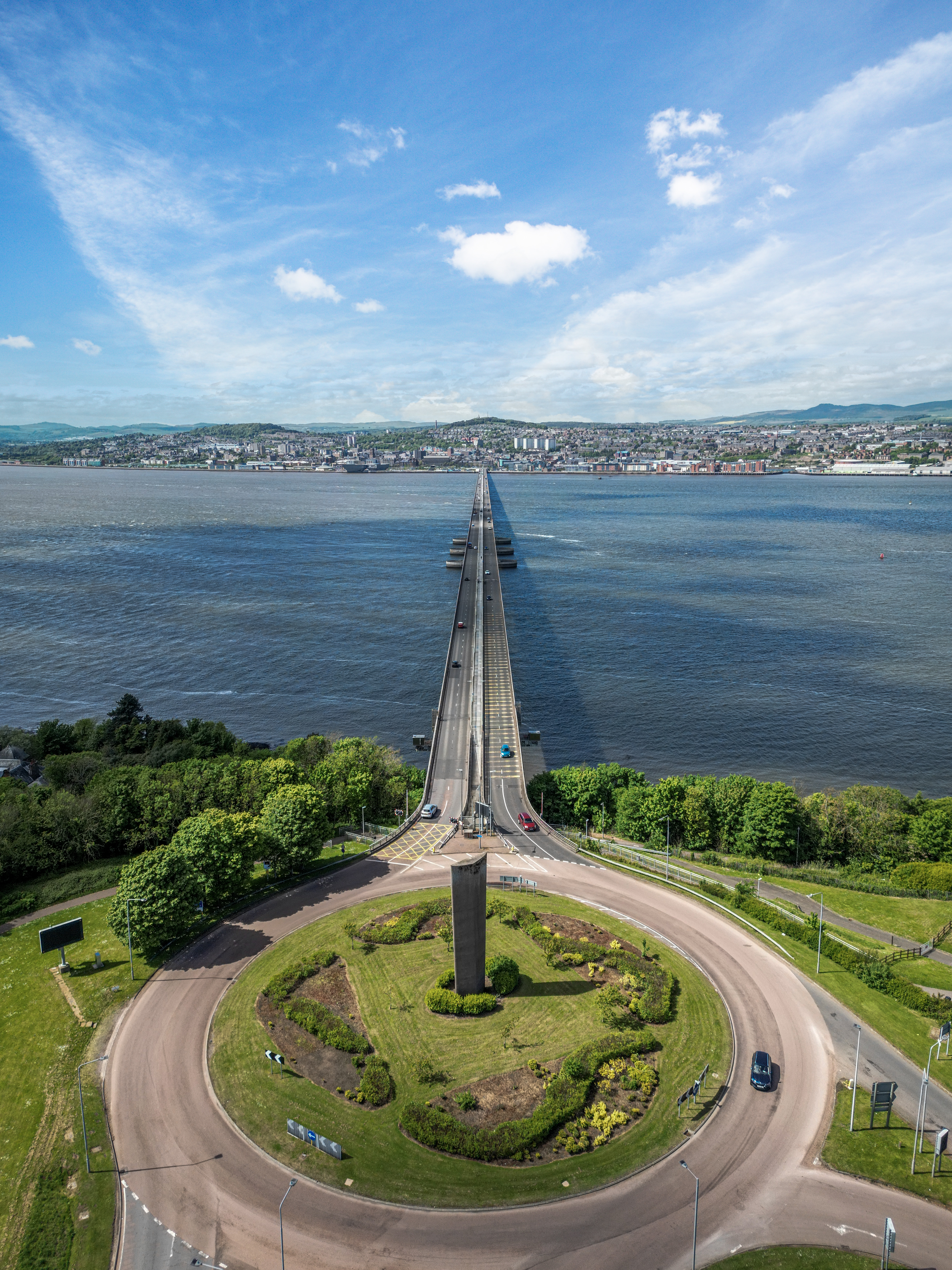 View across Tay Road Bridge