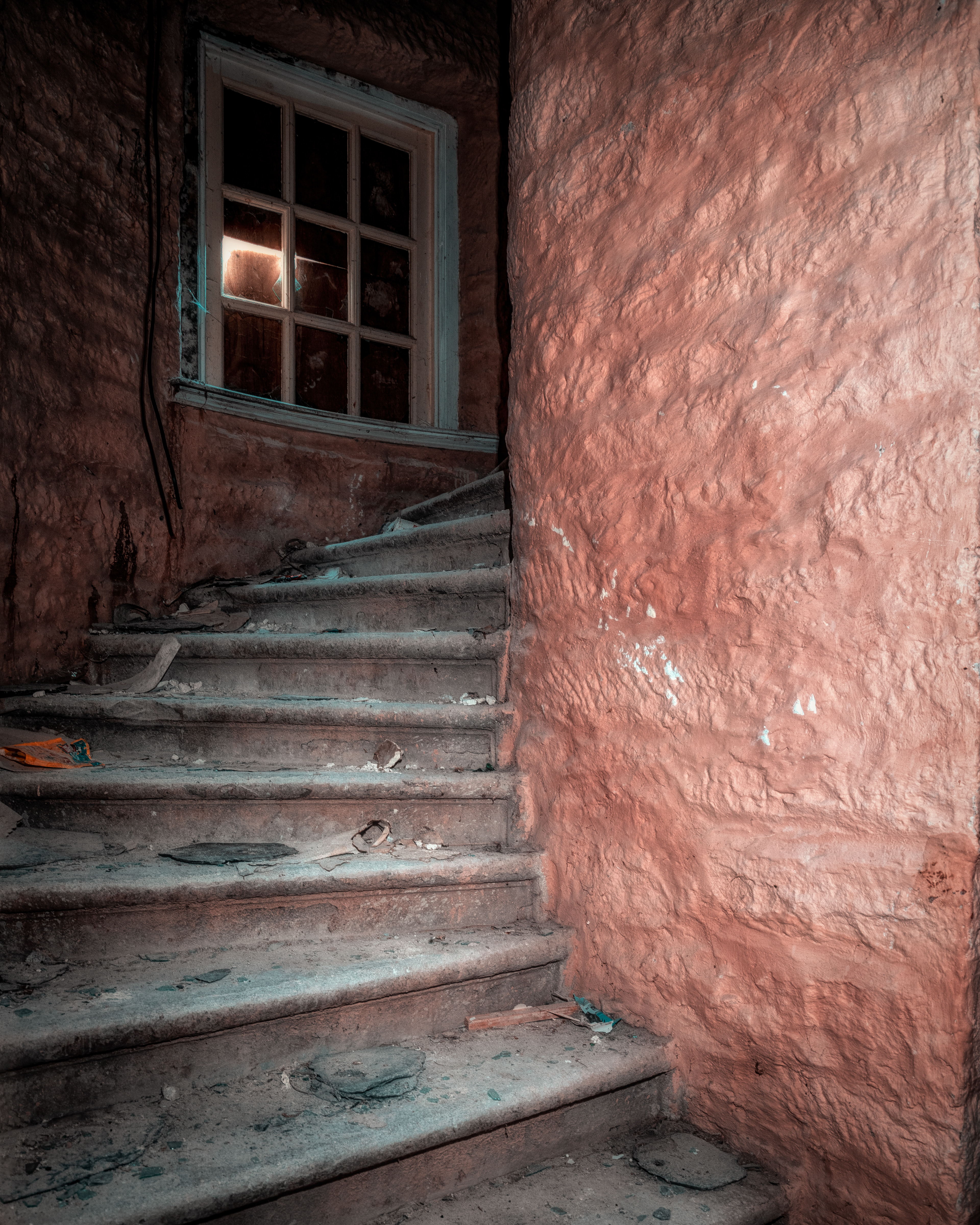 Abandoned Mansion Stairs, Dundee