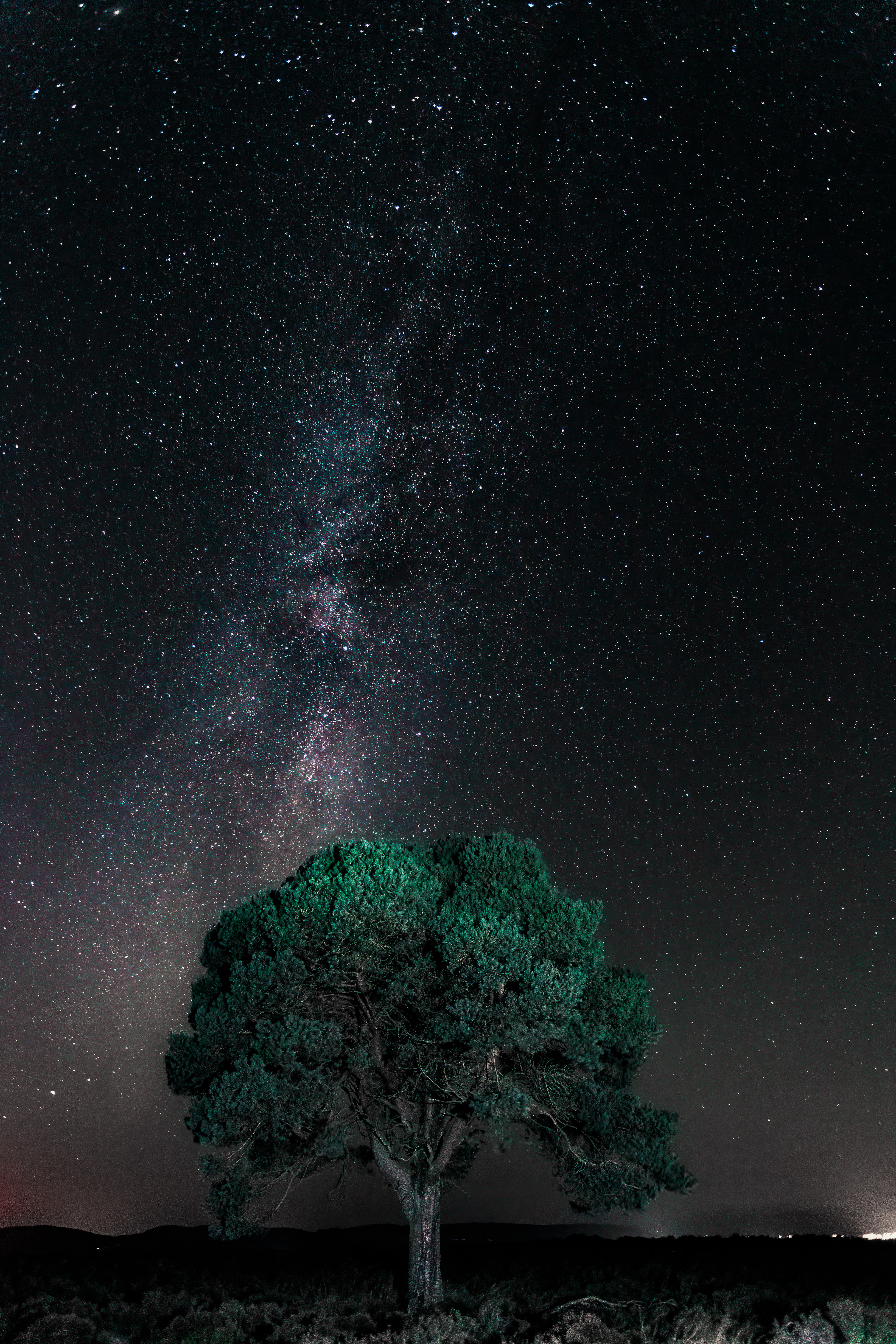 Milky Way over Carrot Hill, Angus