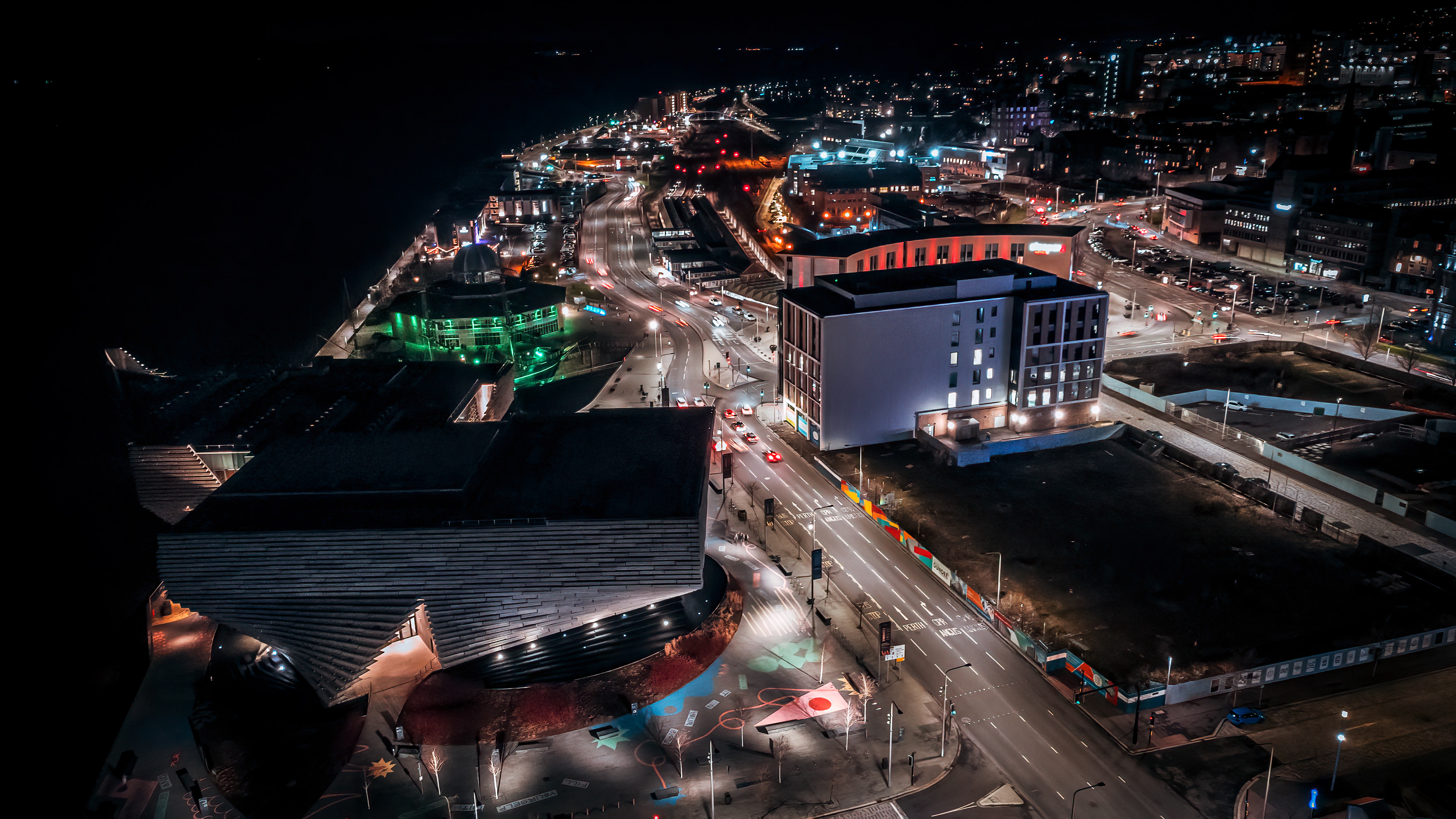 Dundee Waterfront at Night