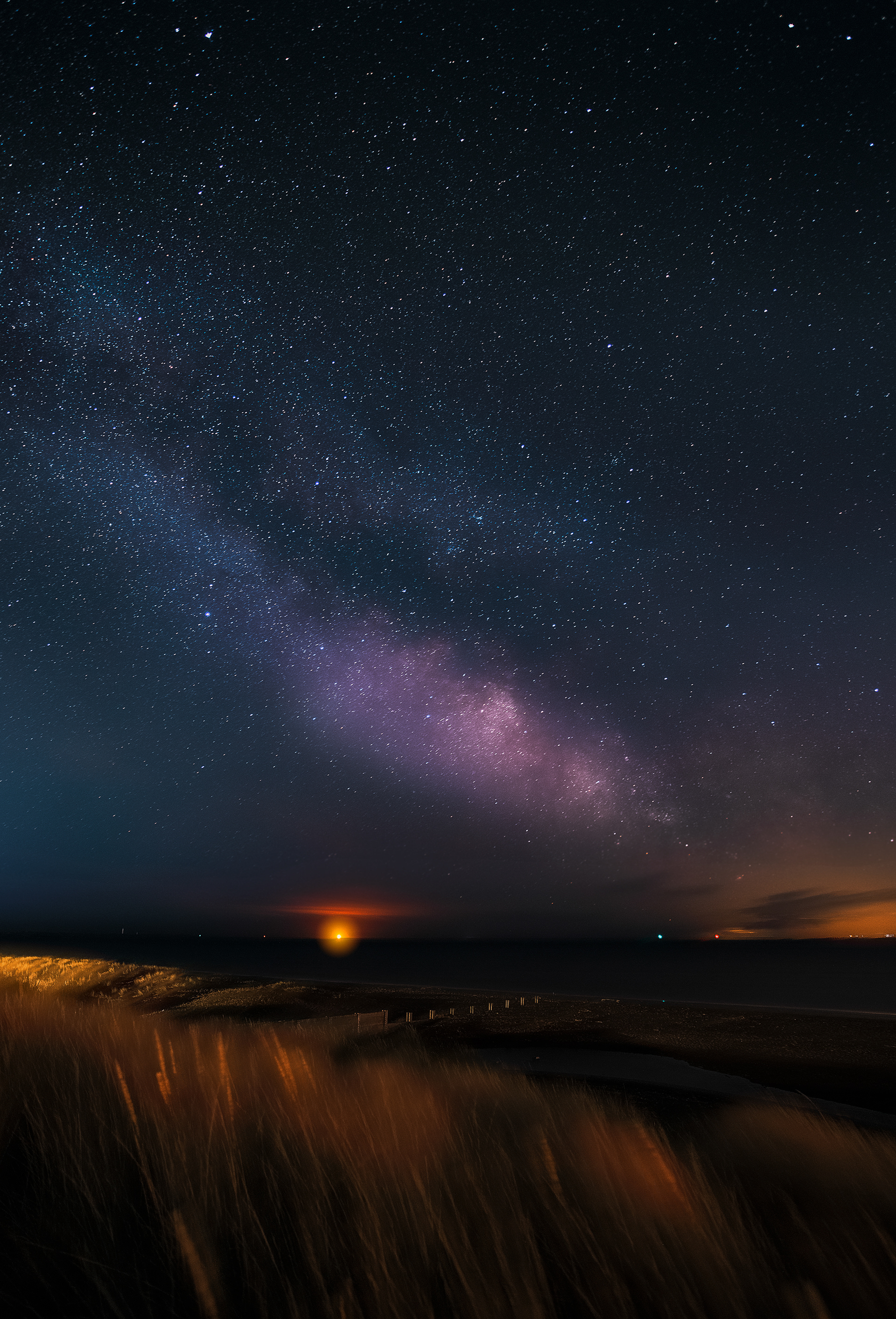 Milky Way over Monifieth Beach