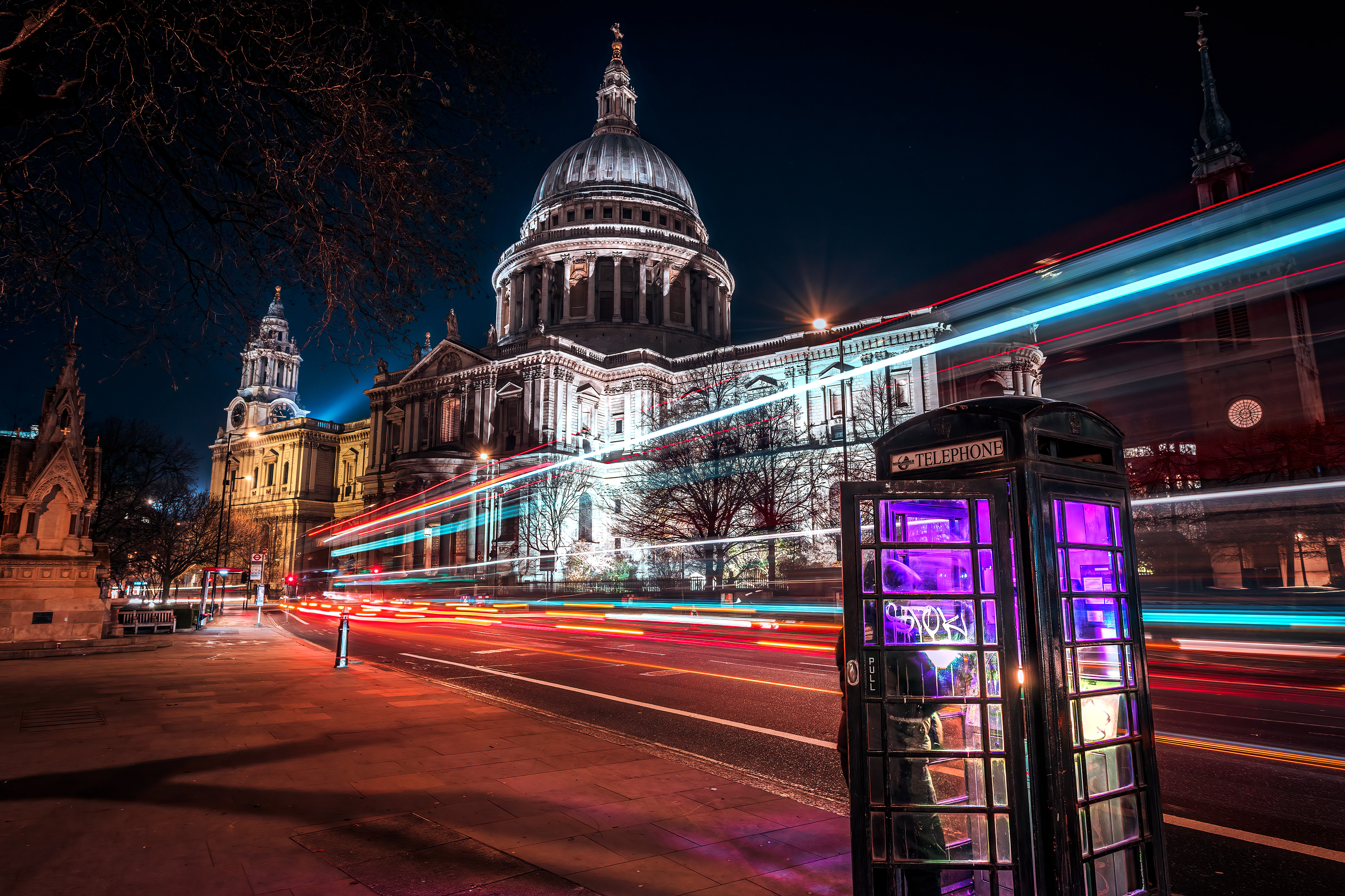 St Paul's Cathedral, Light Trails