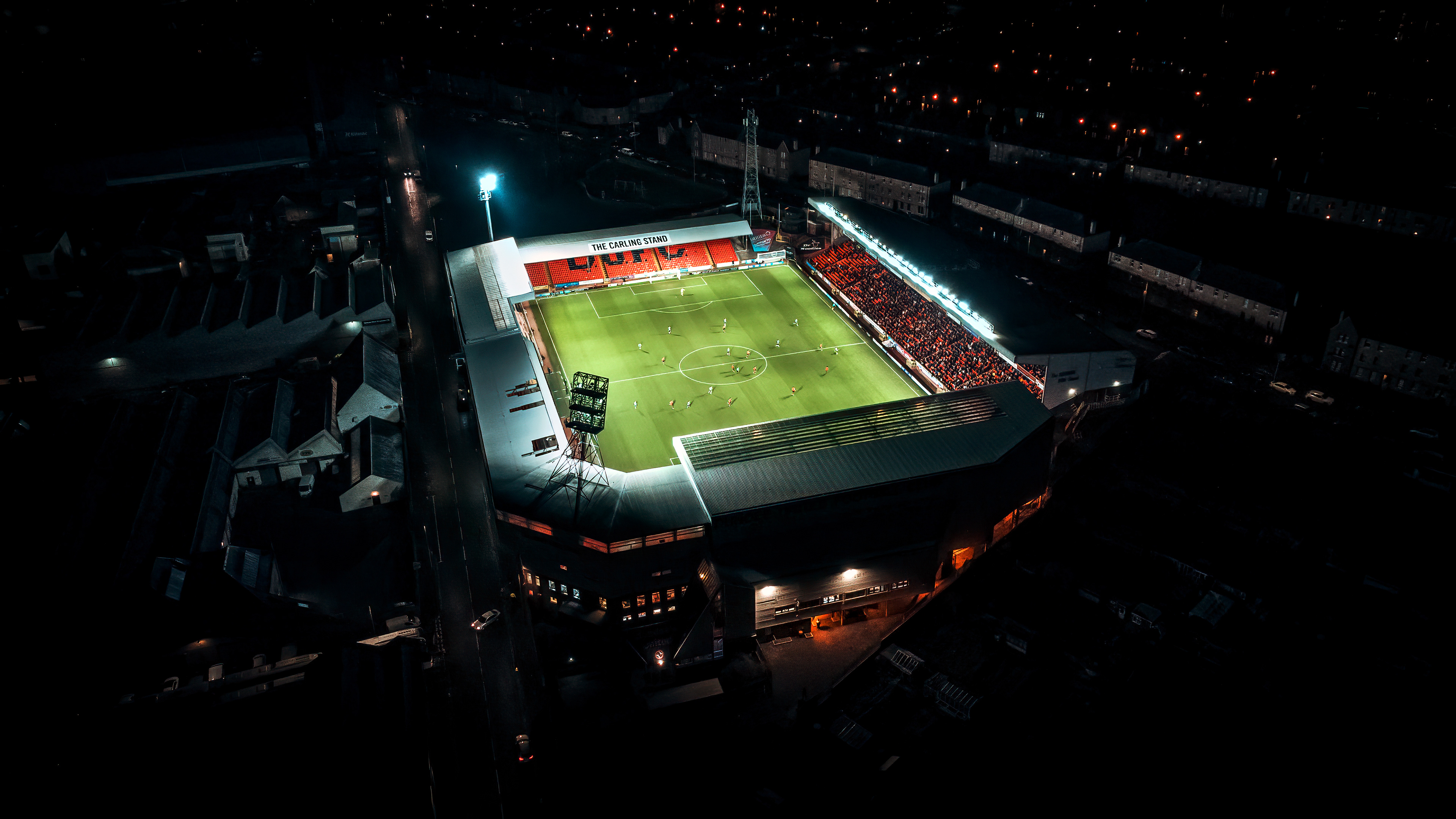 Tannadice Park at Night