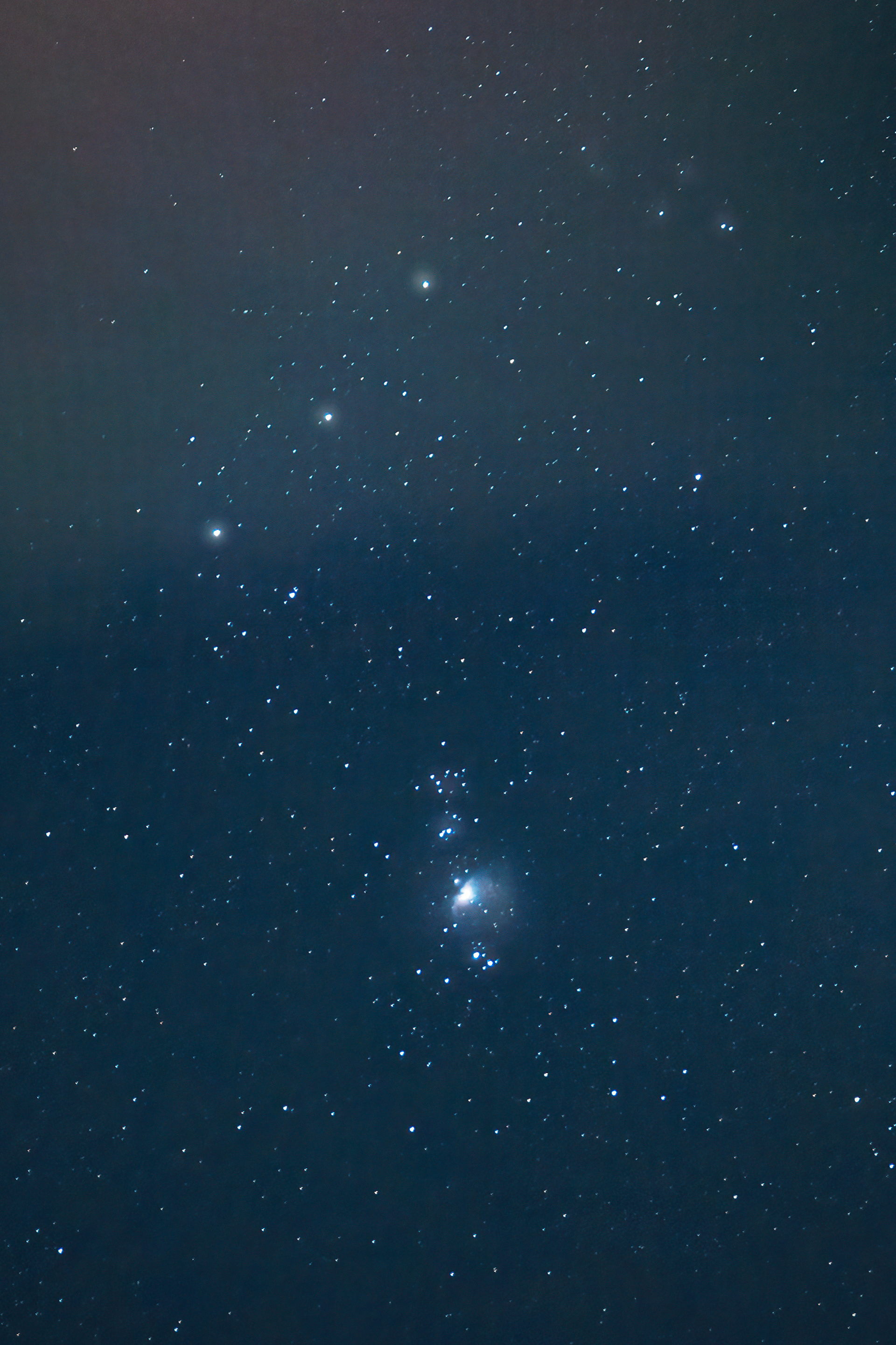 Orion's Belt and Orion Nebula