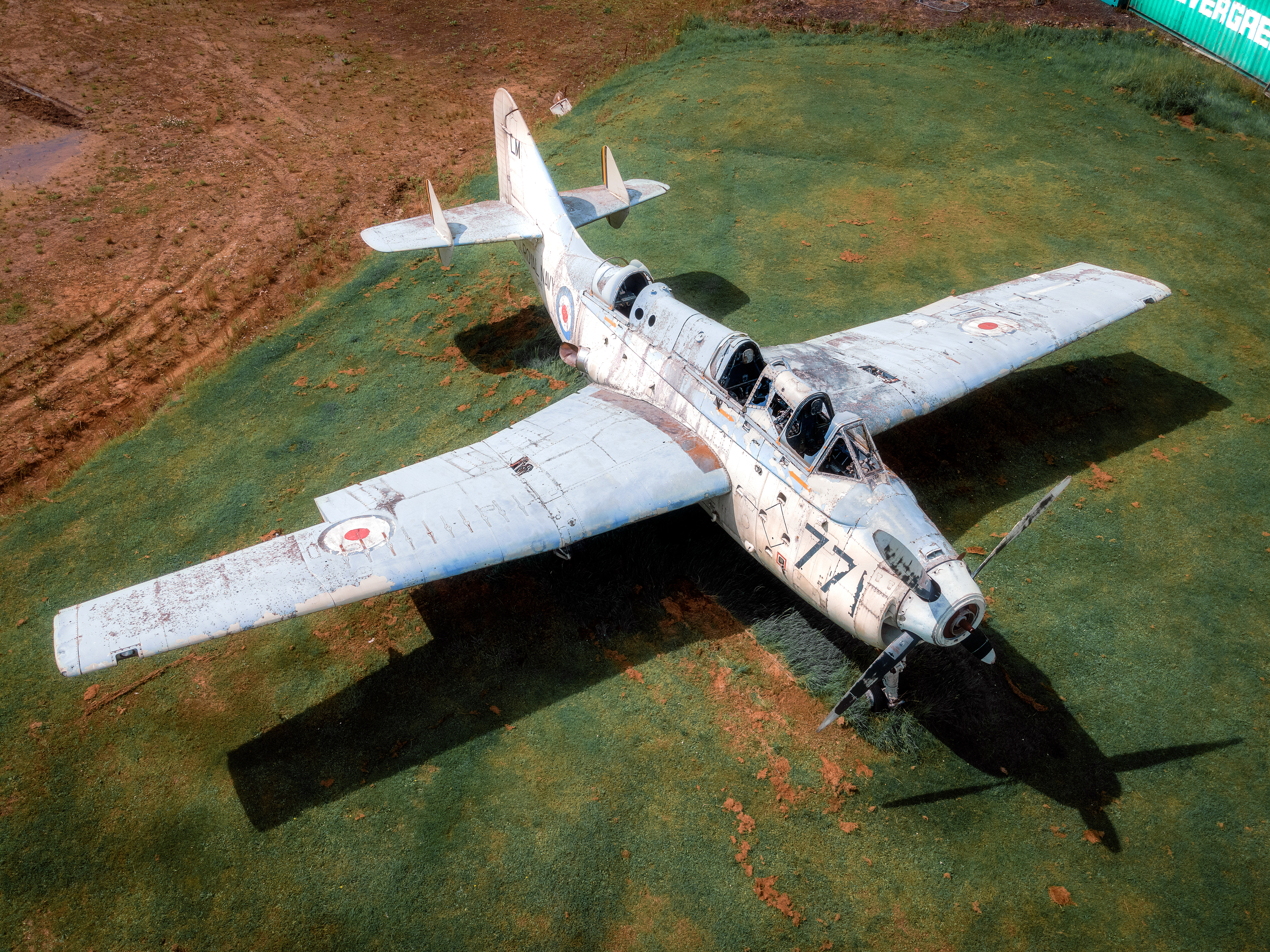 Abandoned Gannet Airplane, Perthshire