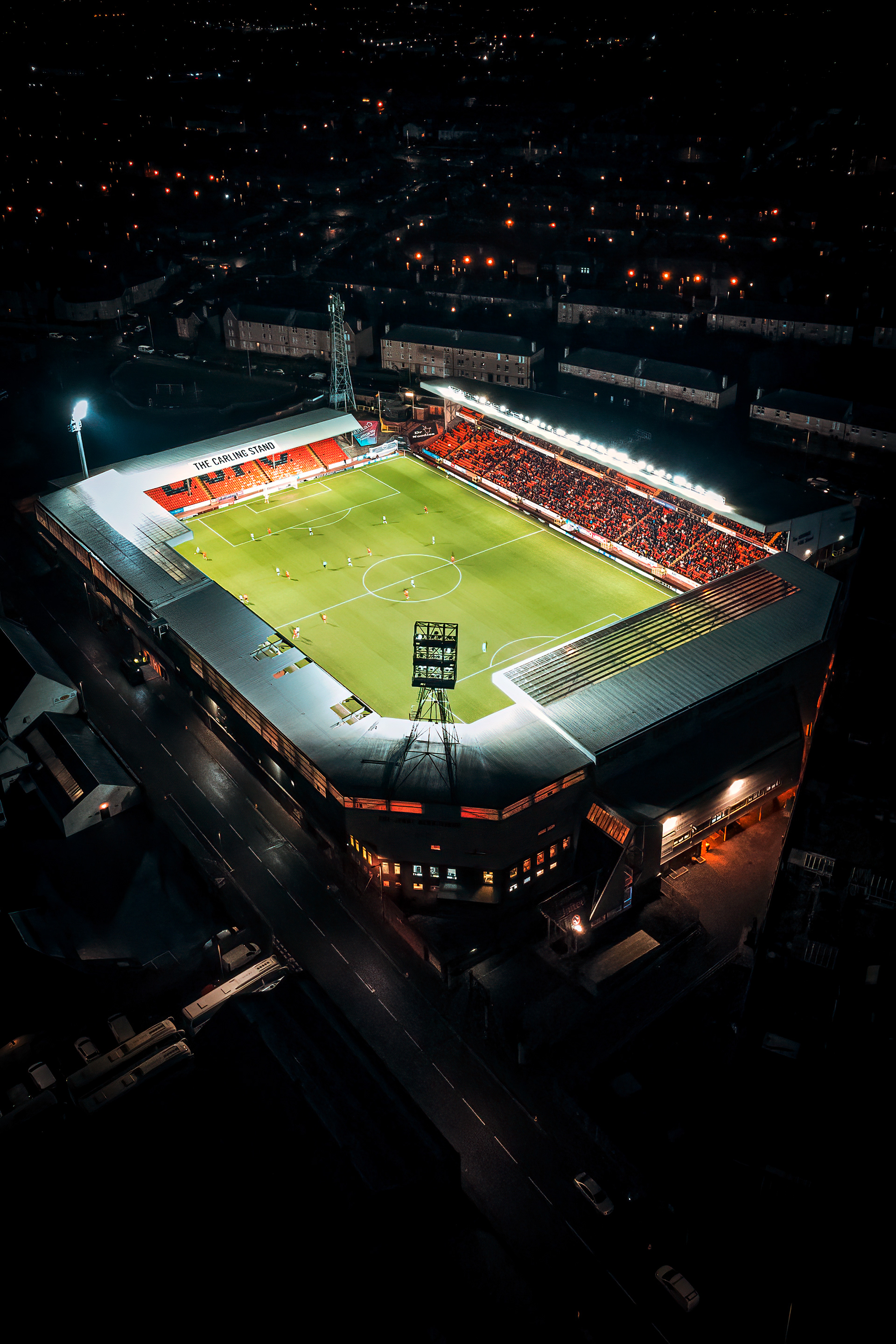 Tannadice Park at Night