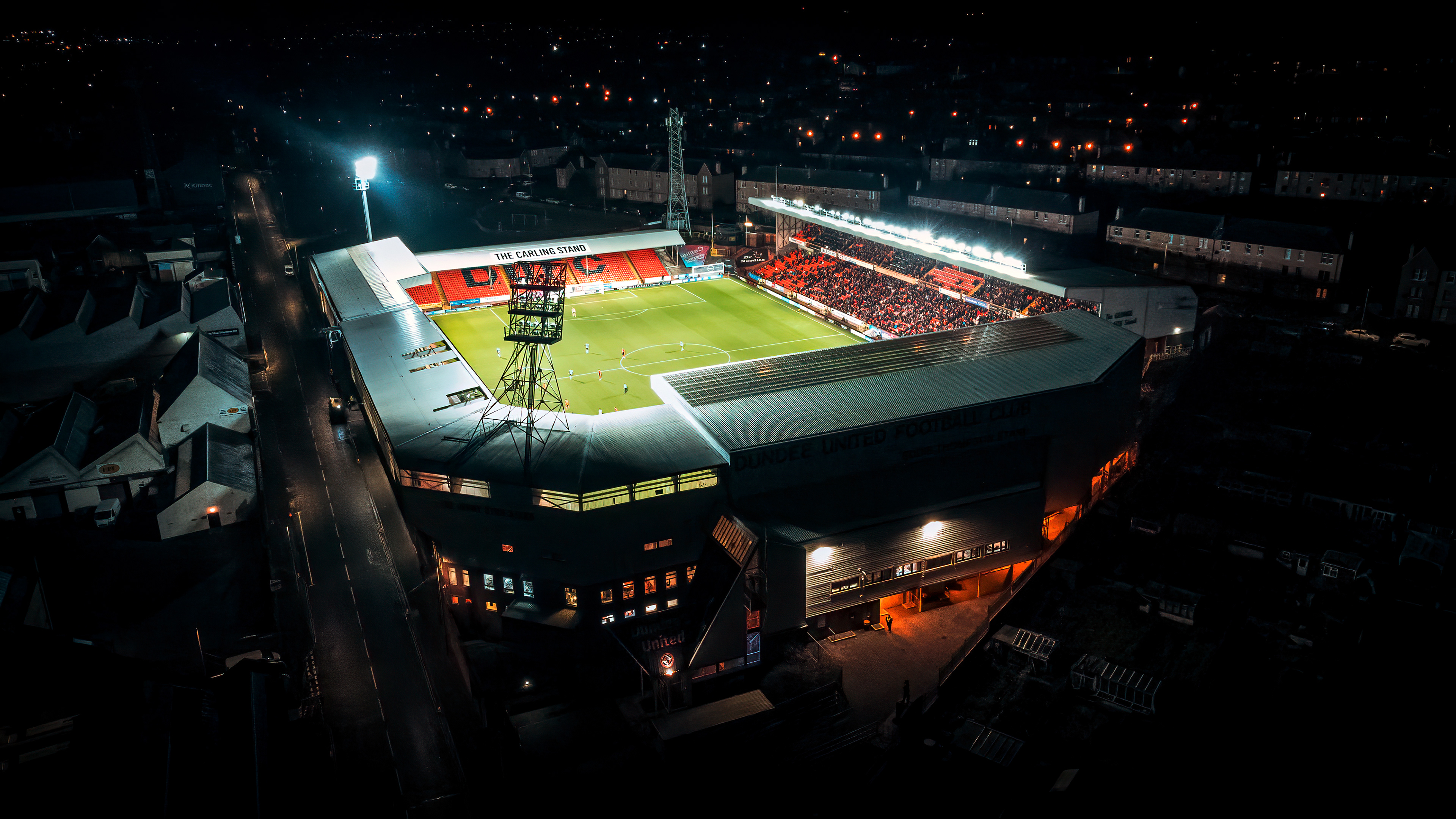 Tannadice Park at Night