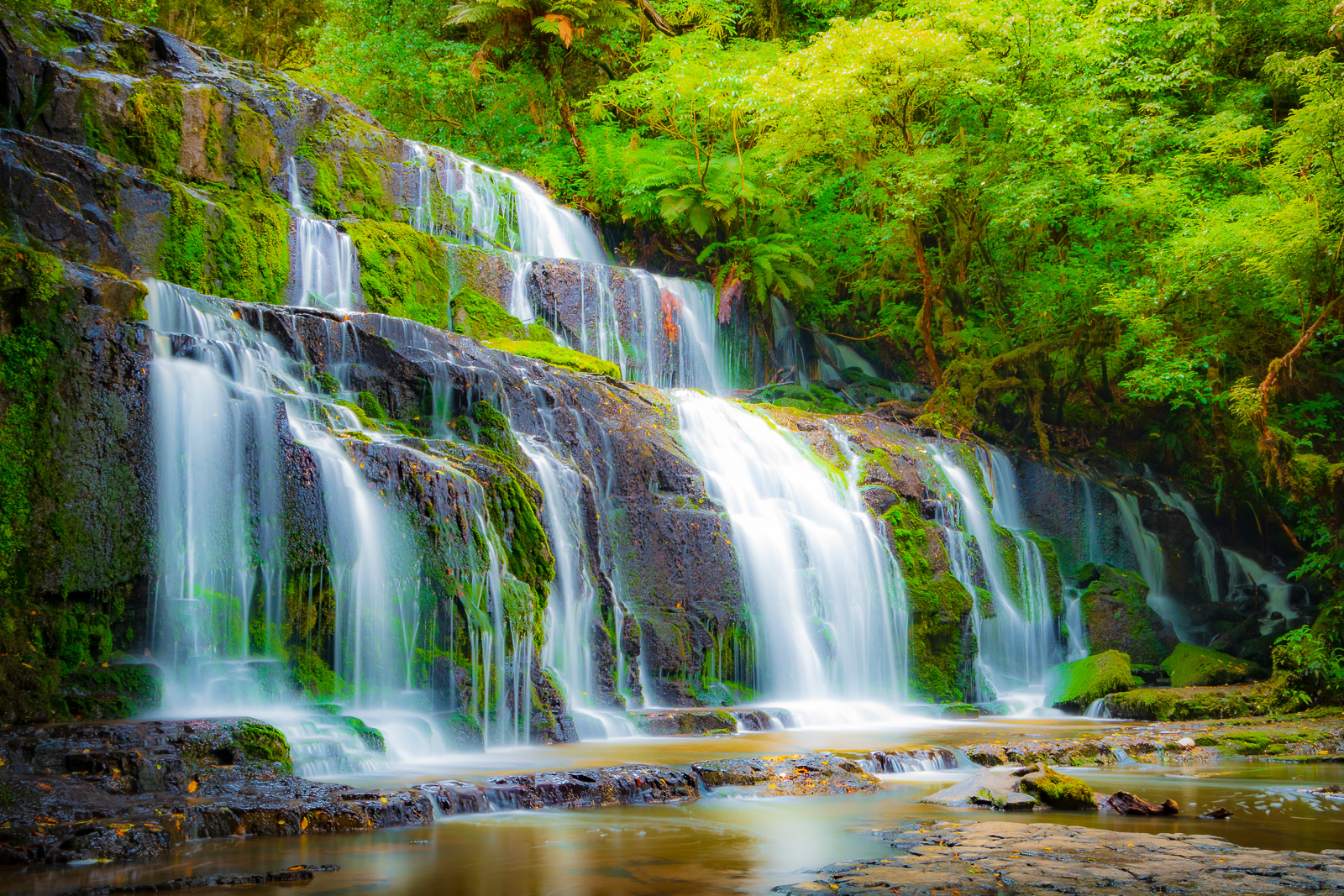 Purakauni Falls, The Catlins