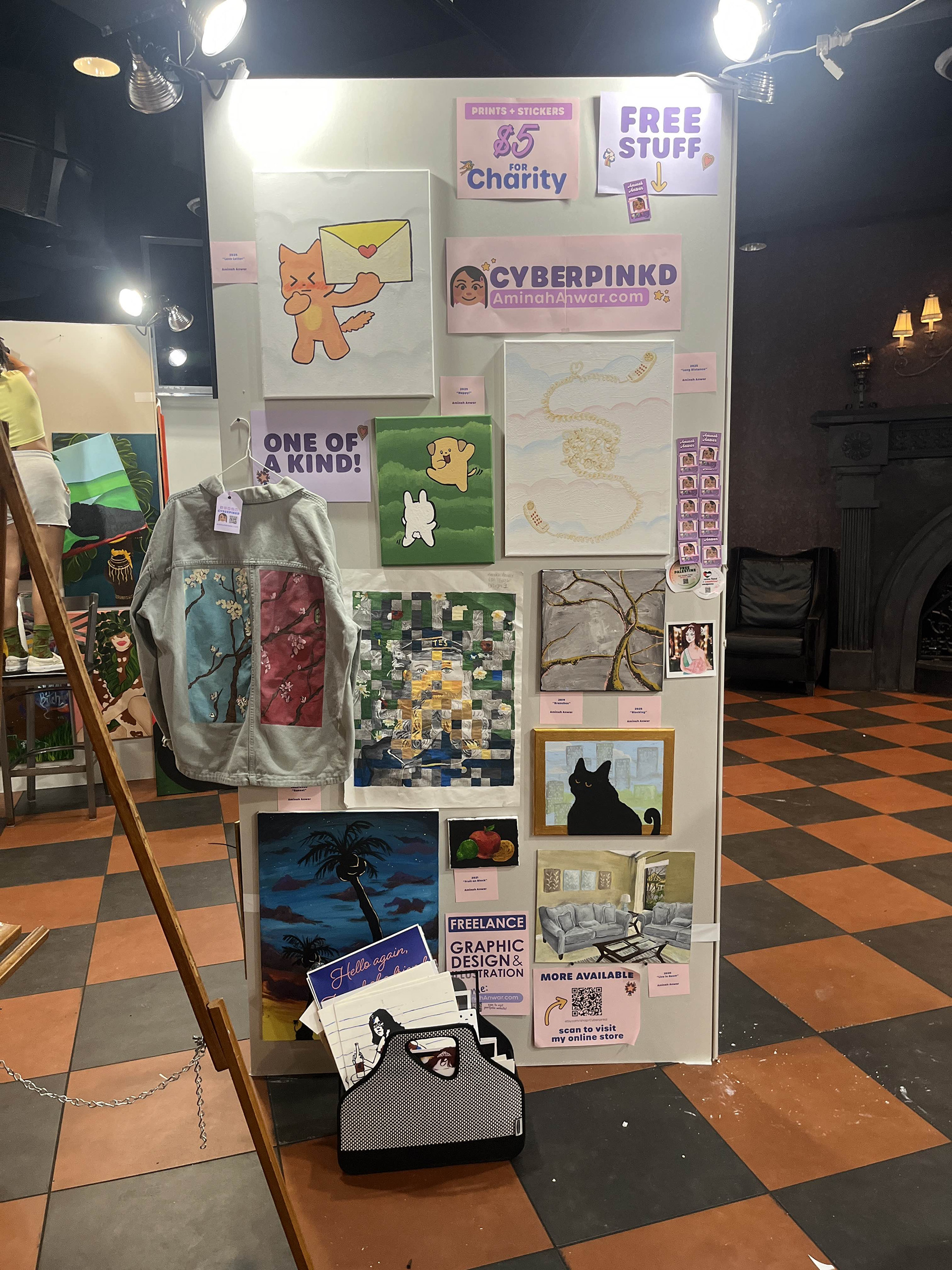 An old art gallery setup!