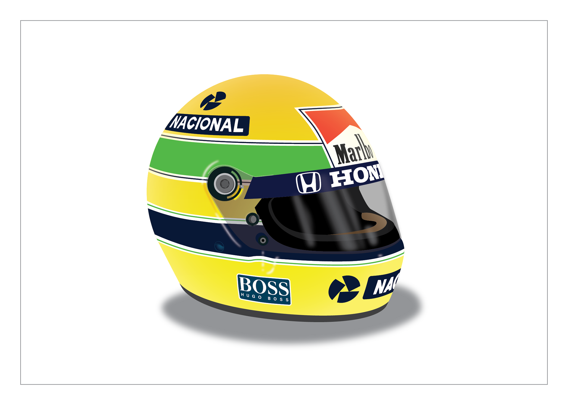 Ayrton Senna: Tribute Graphic