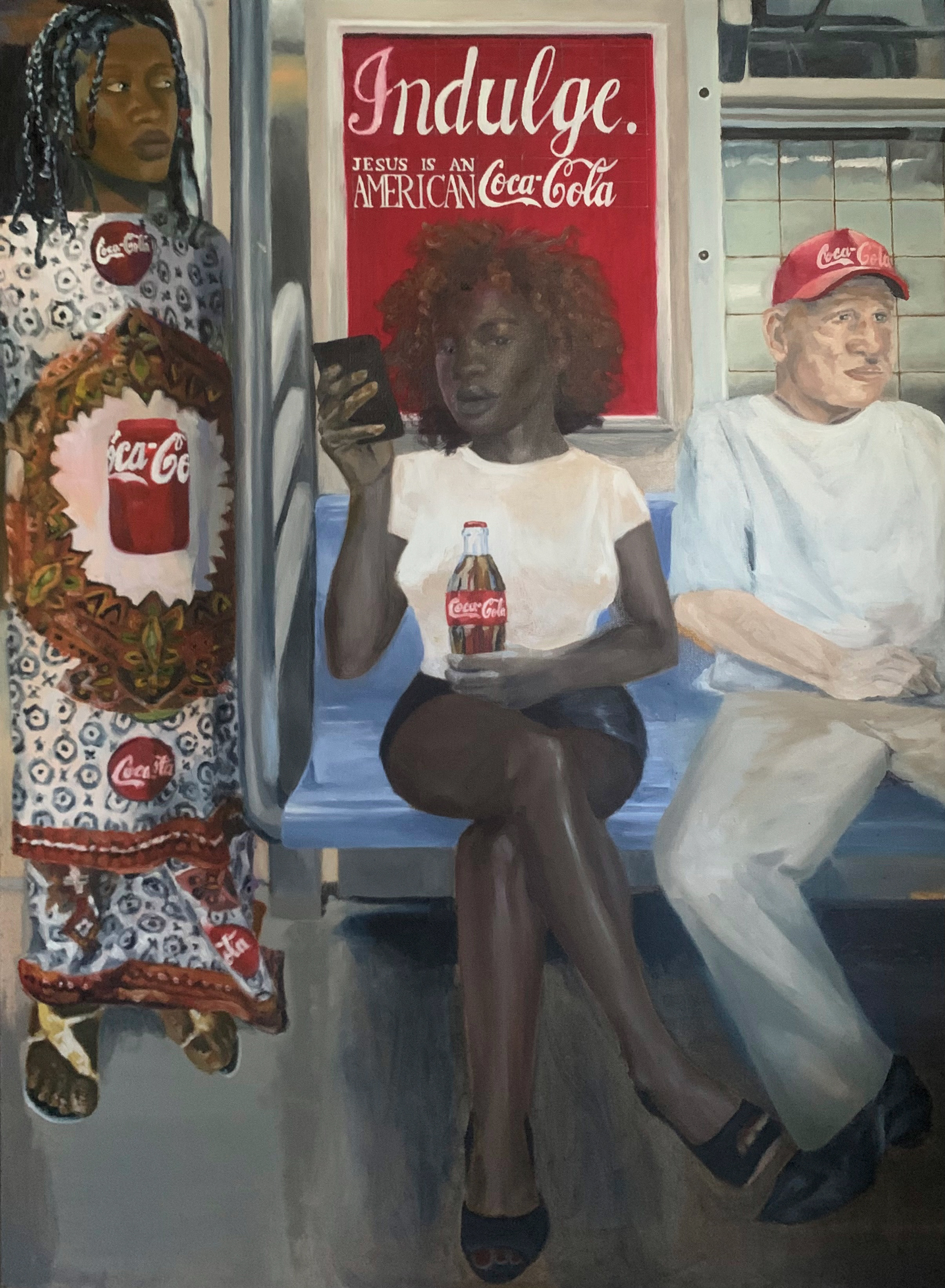 United States of Coca-Cola, 2024, Destiny Turner, Oil on Canvas, 30in x 40in