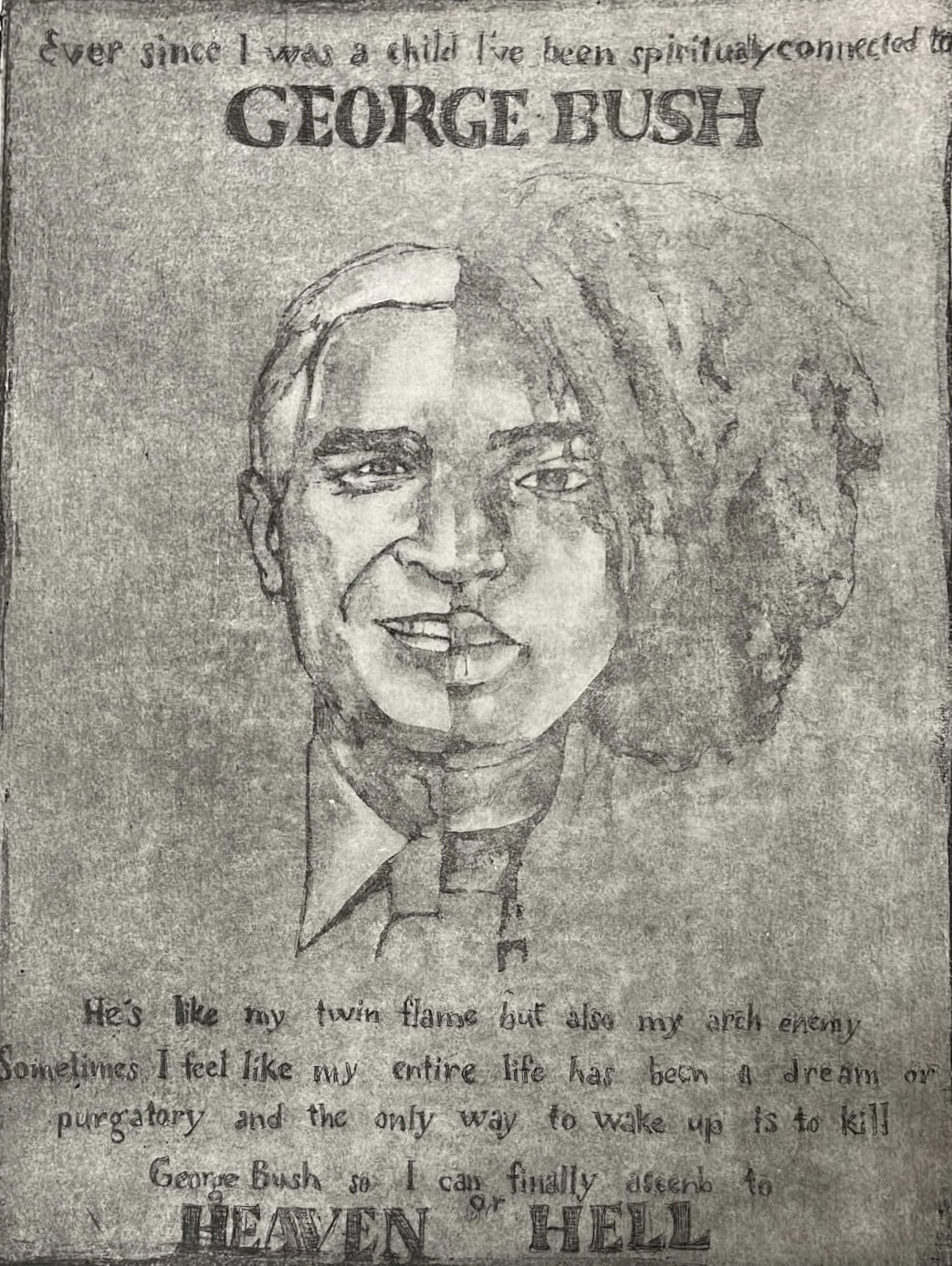 Bush Finite, Destiny Turner, 2025, Etching