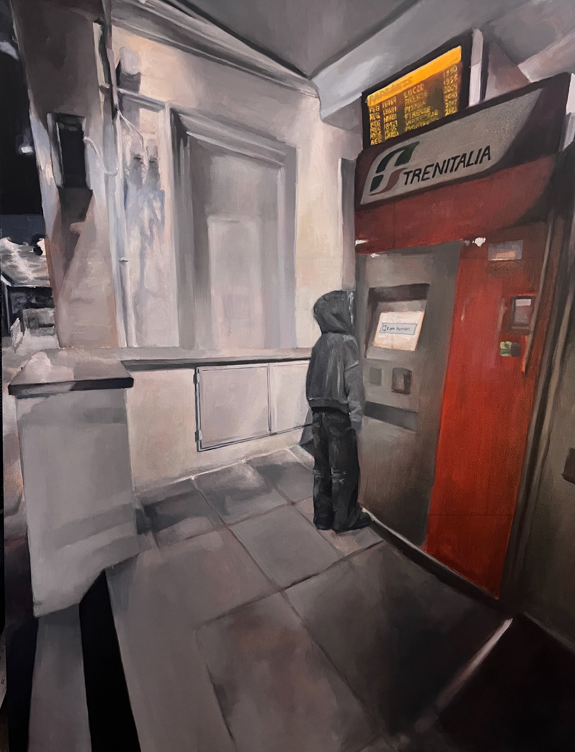 iAMHUMAN, 2024, Destiny Turner, Oil on Canvas, 30in x 40in