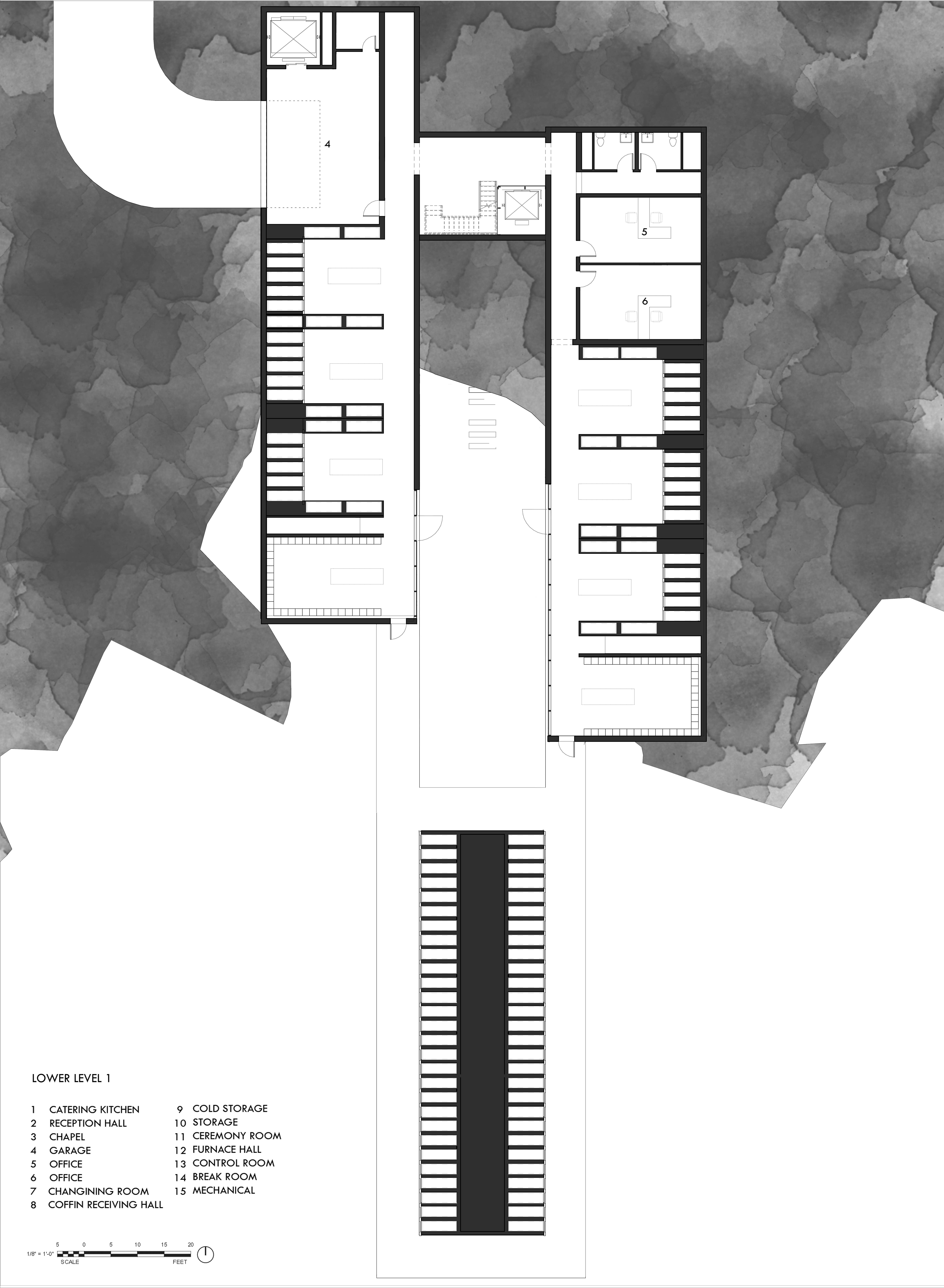 Lower Level 1 Floor Plan