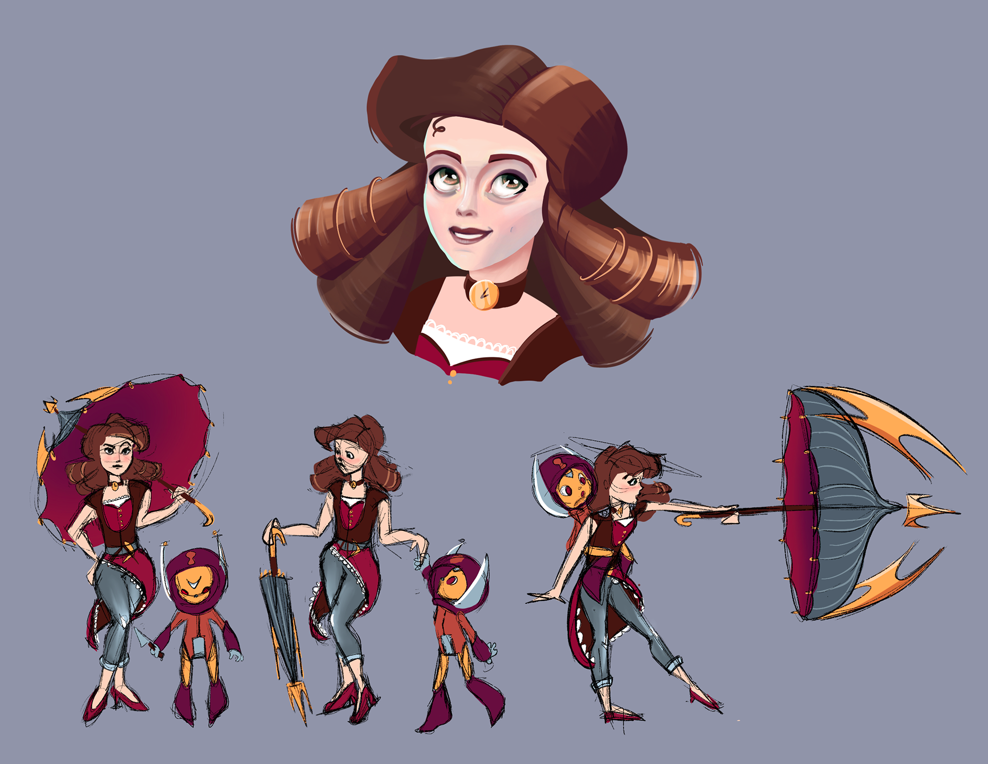 Arcane persona for character design class.