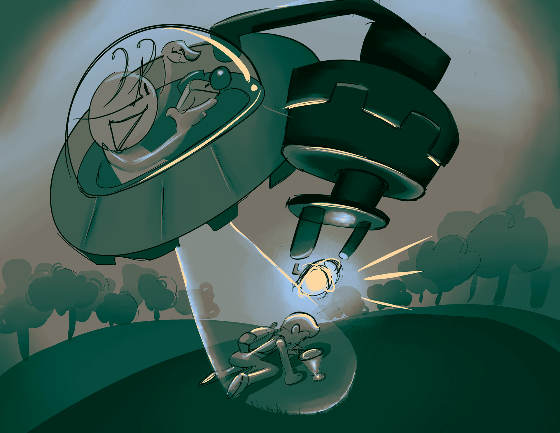 Magnify's first concept art.