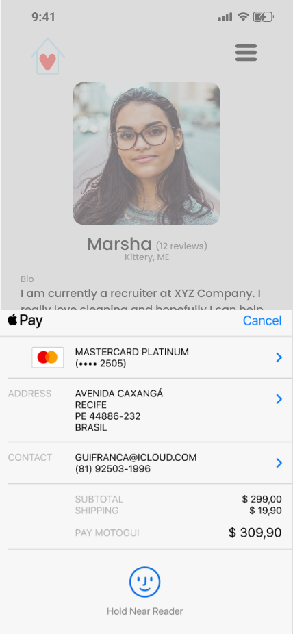 Payment Screen