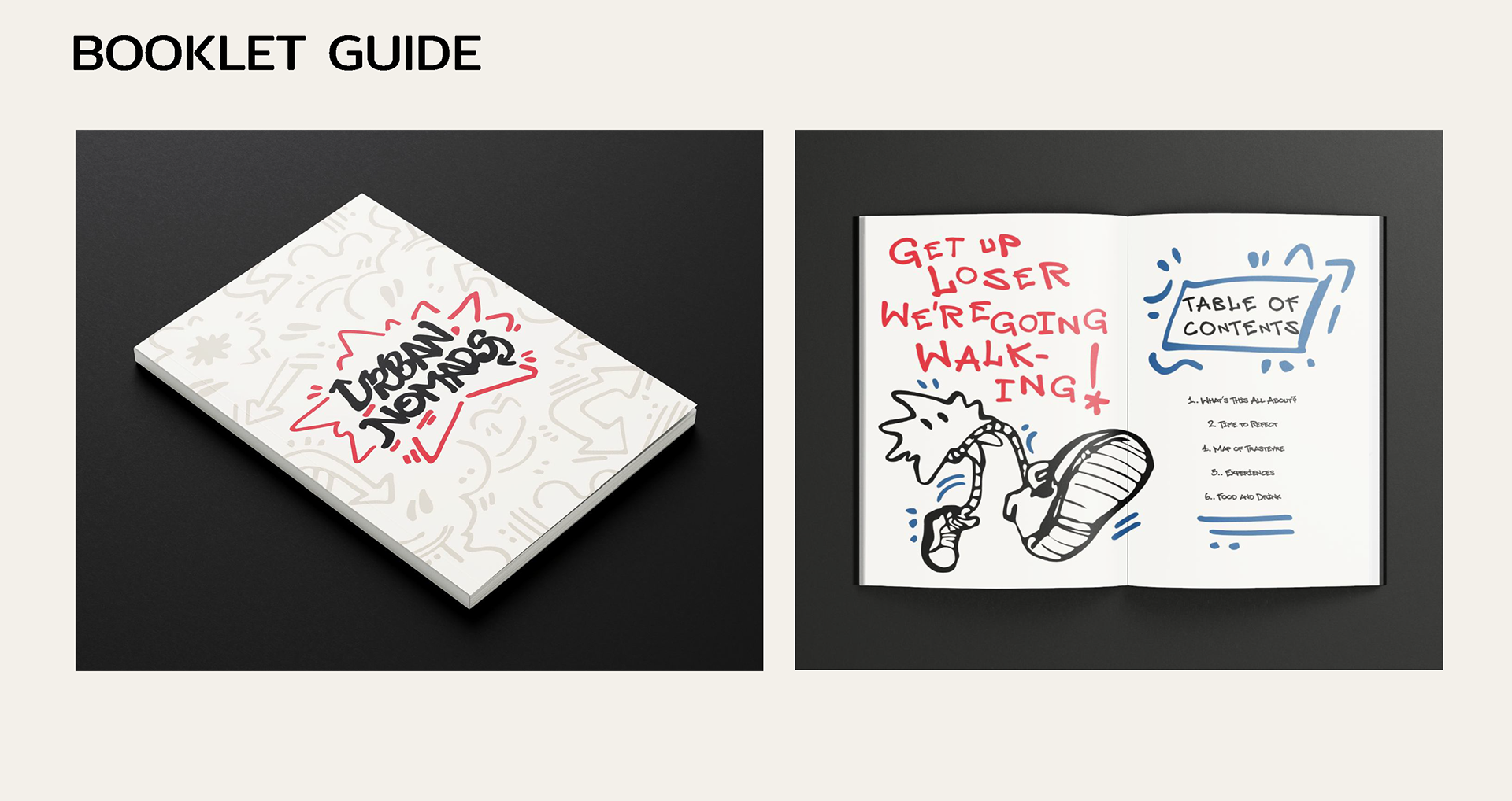 Booklet guide designed by Olivia Fransen