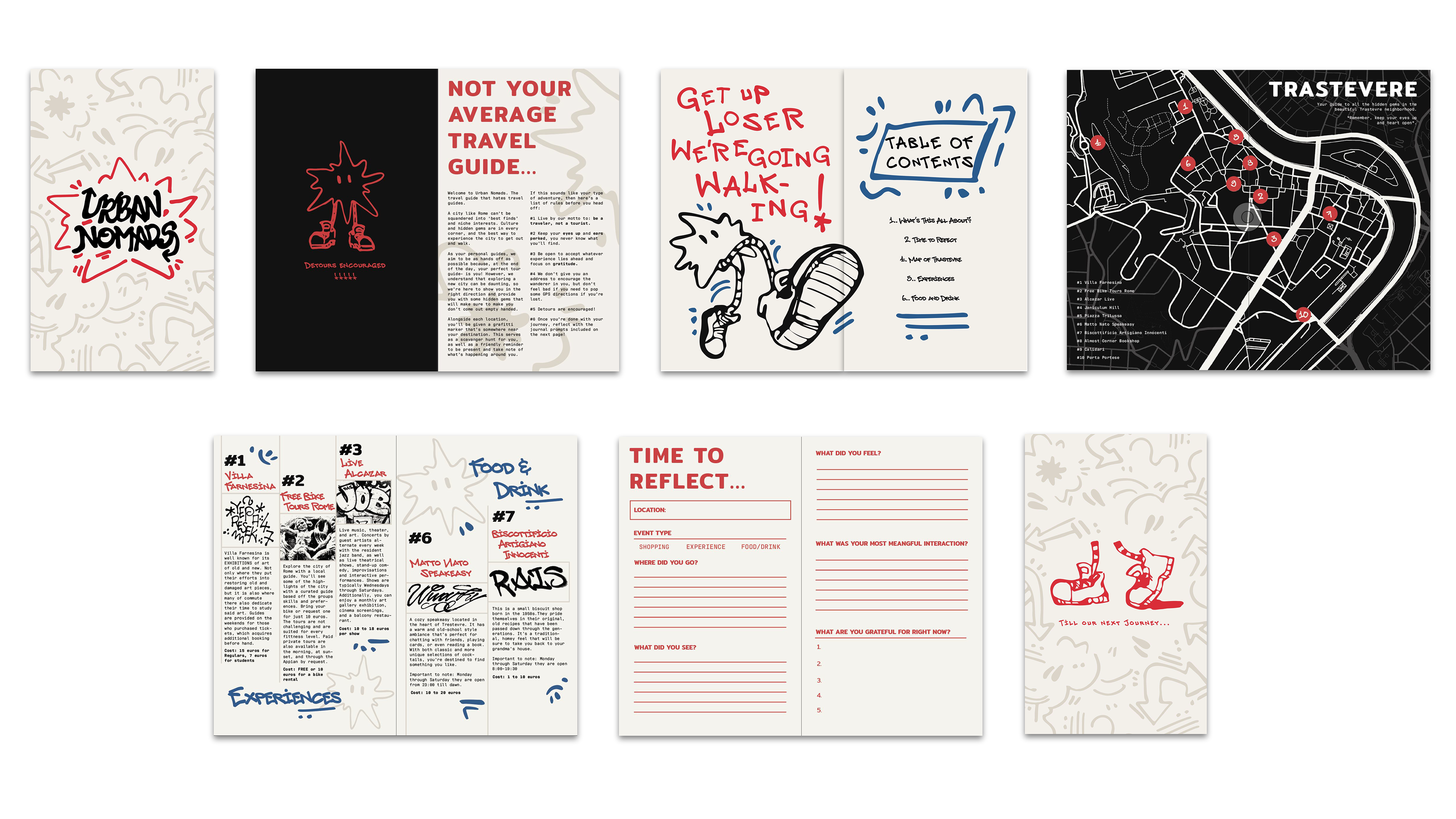 Booklet guide designed by Olivia Fransen