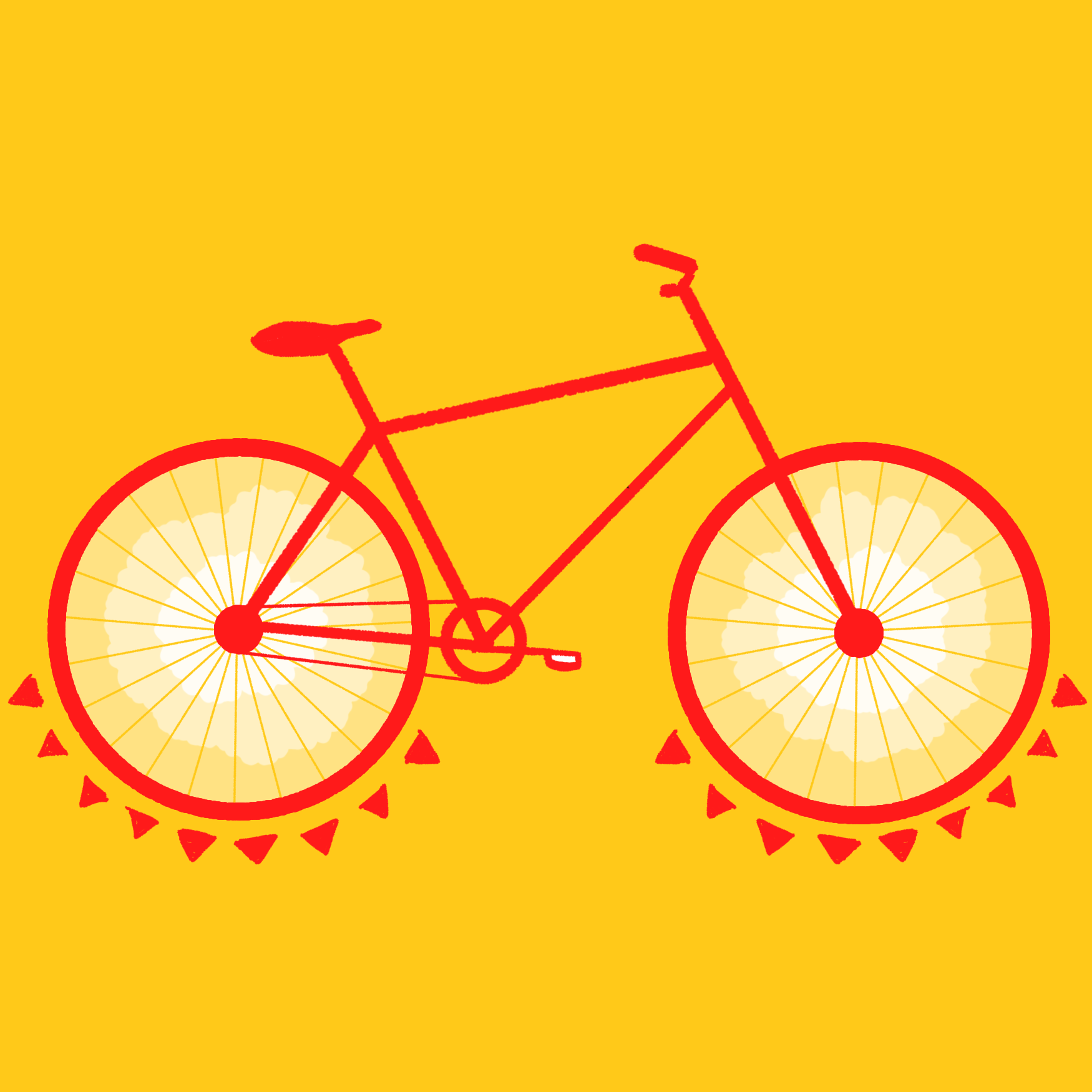 Bicycle, 5x5"